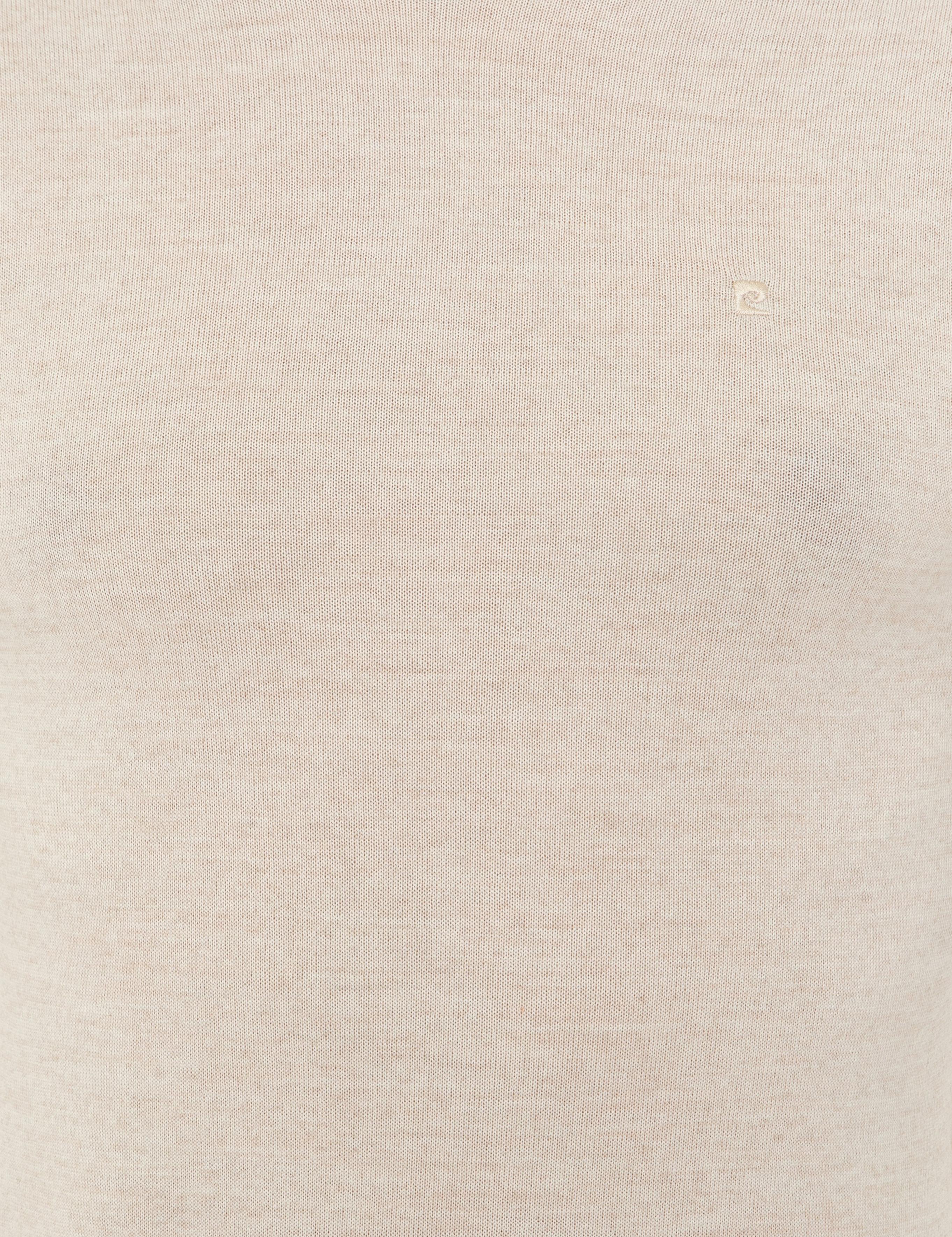 Bej Regular Balıkçı Yaka Basic Triko Kazak