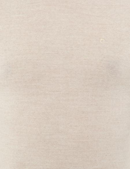 Bej Regular Balıkçı Yaka Basic Triko Kazak - 50237702119