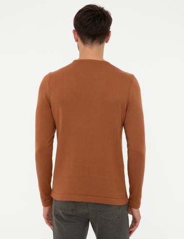 Tarçın Slim Fit Bisiklet Yaka Triko Kazak