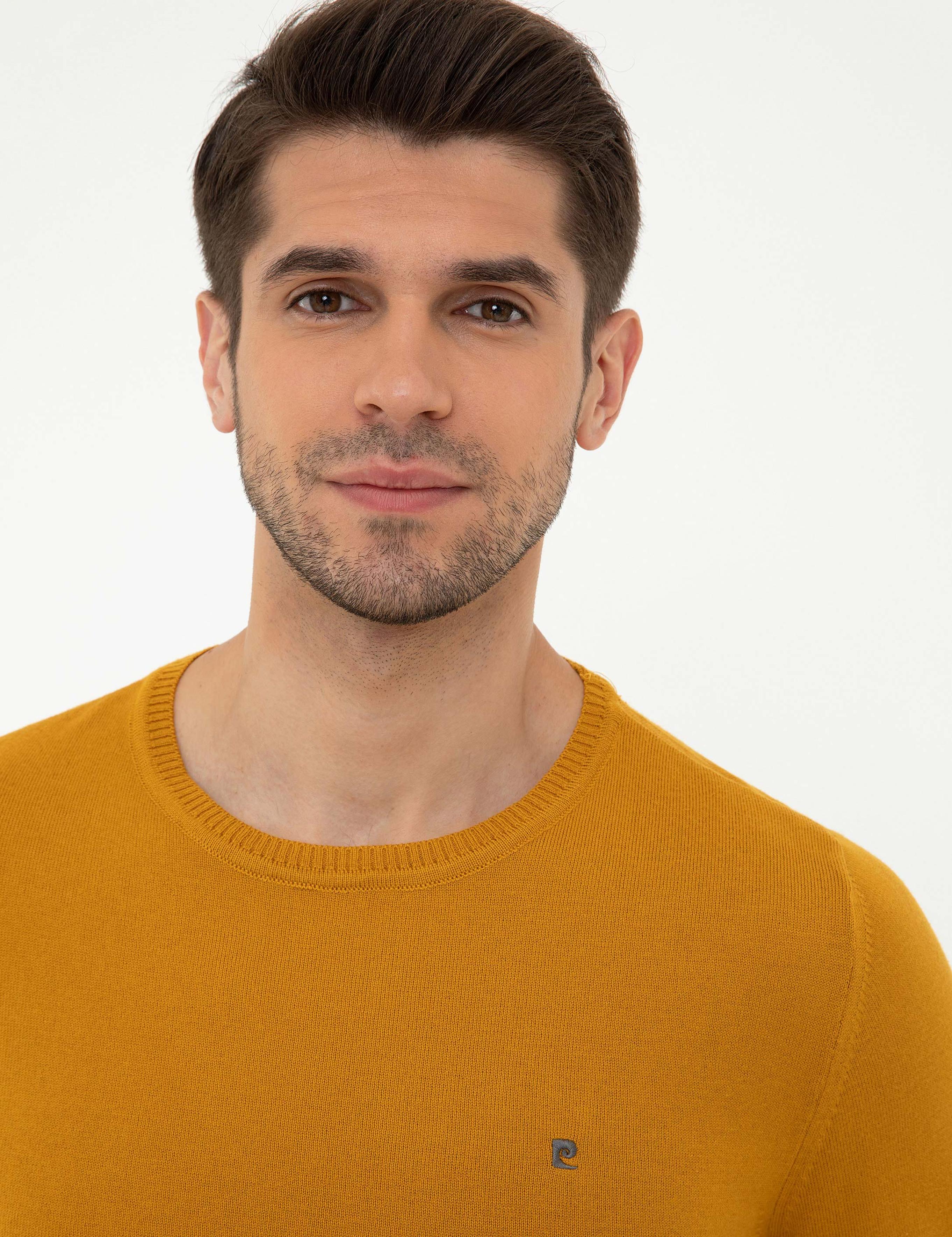 Safran Slim Fit Bisiklet Yaka Basic Triko Kazak