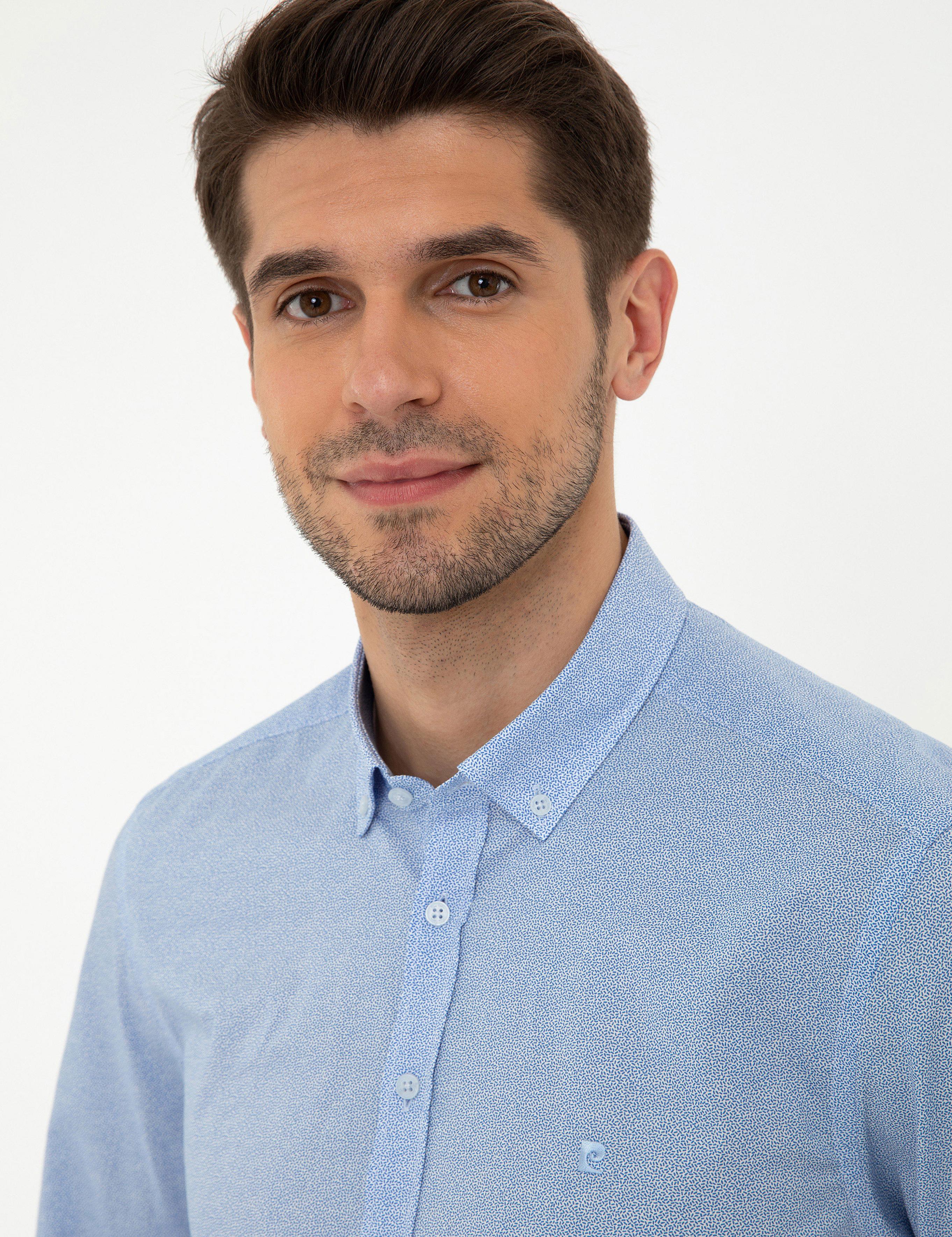 Mavi Slim Fit Gömlek