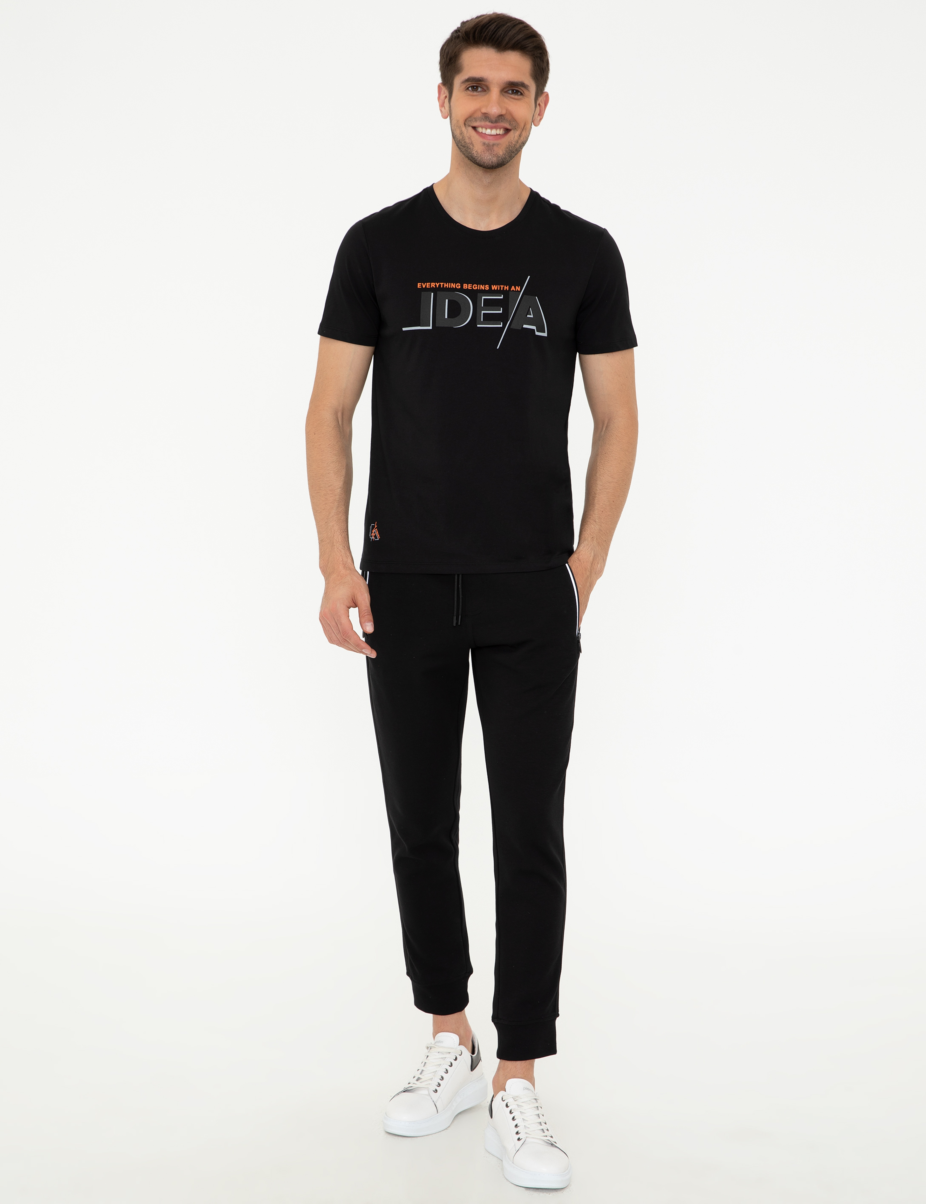 Siyah Slim Fit Tişört