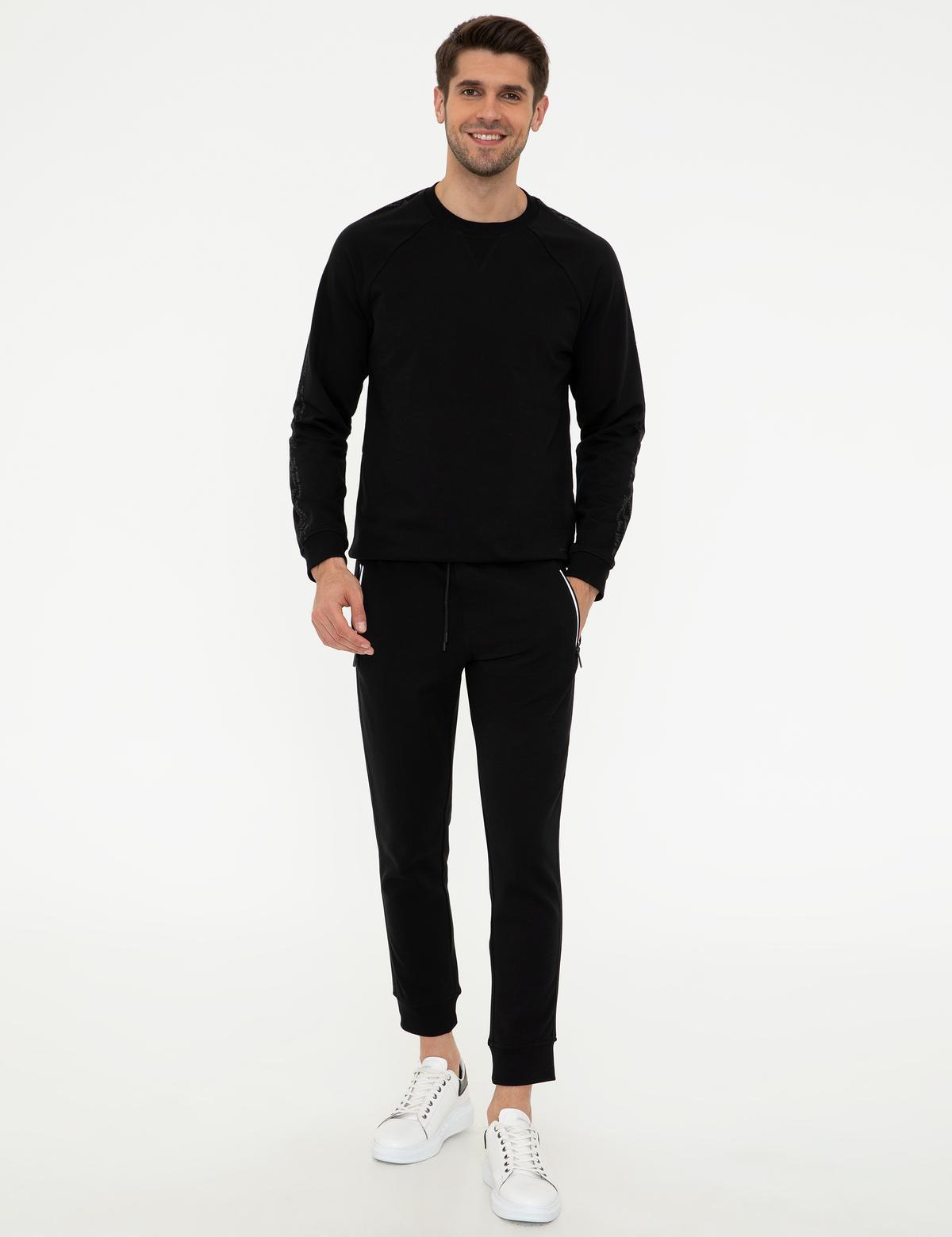 Siyah Sweatshirt - 50241386016