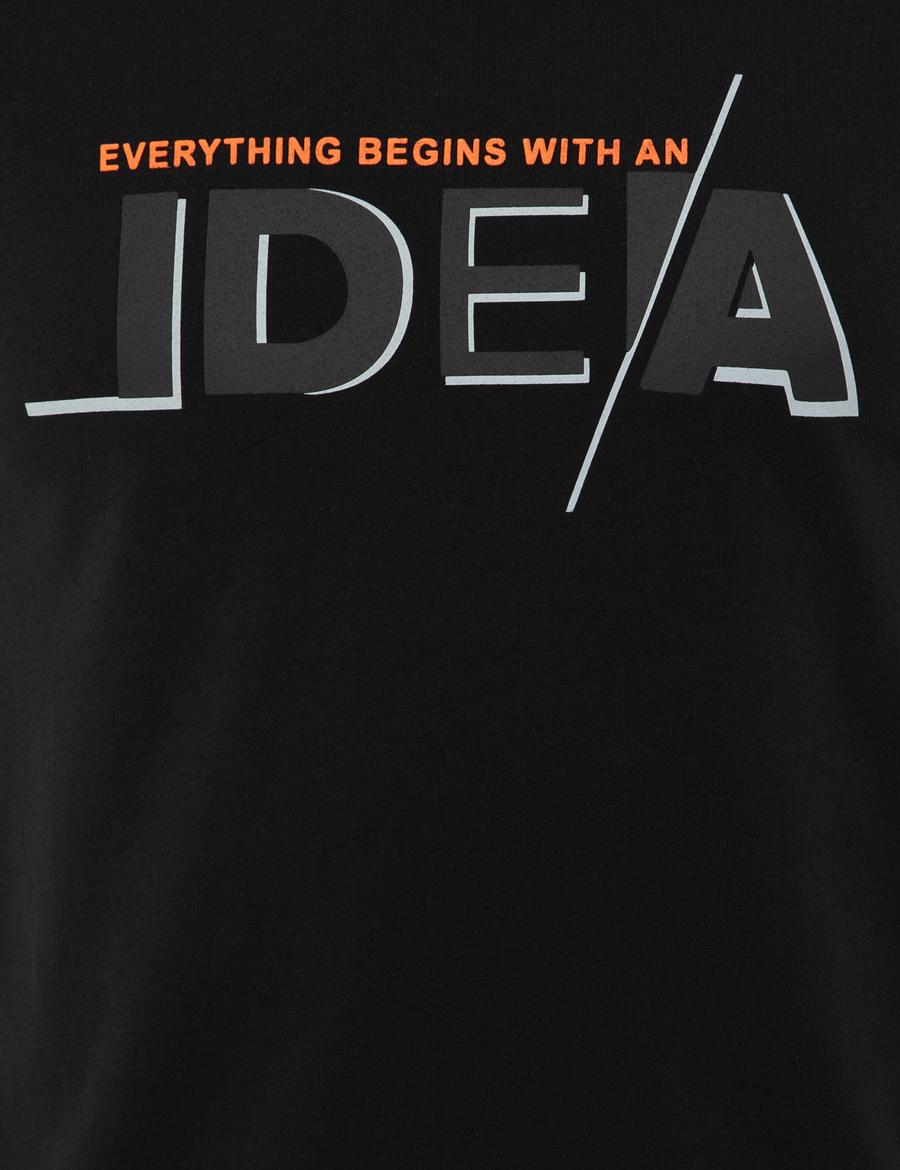 Siyah Slim Fit Tişört