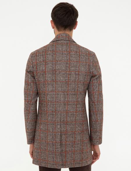 Antrasit Ex. Slim Fit Kaşe Kaban - 50240067006