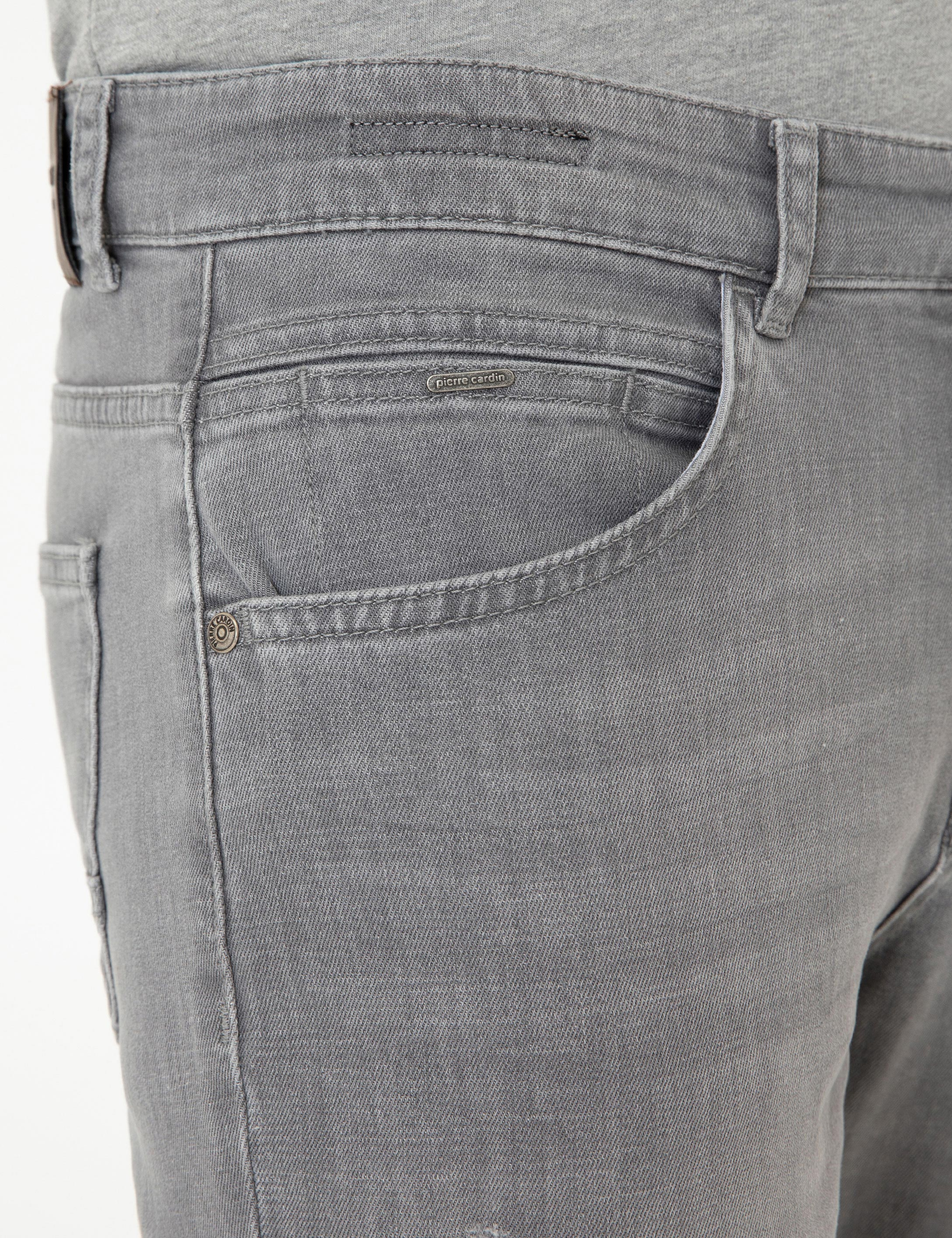 Gri Slim Fit Jean Pantolon