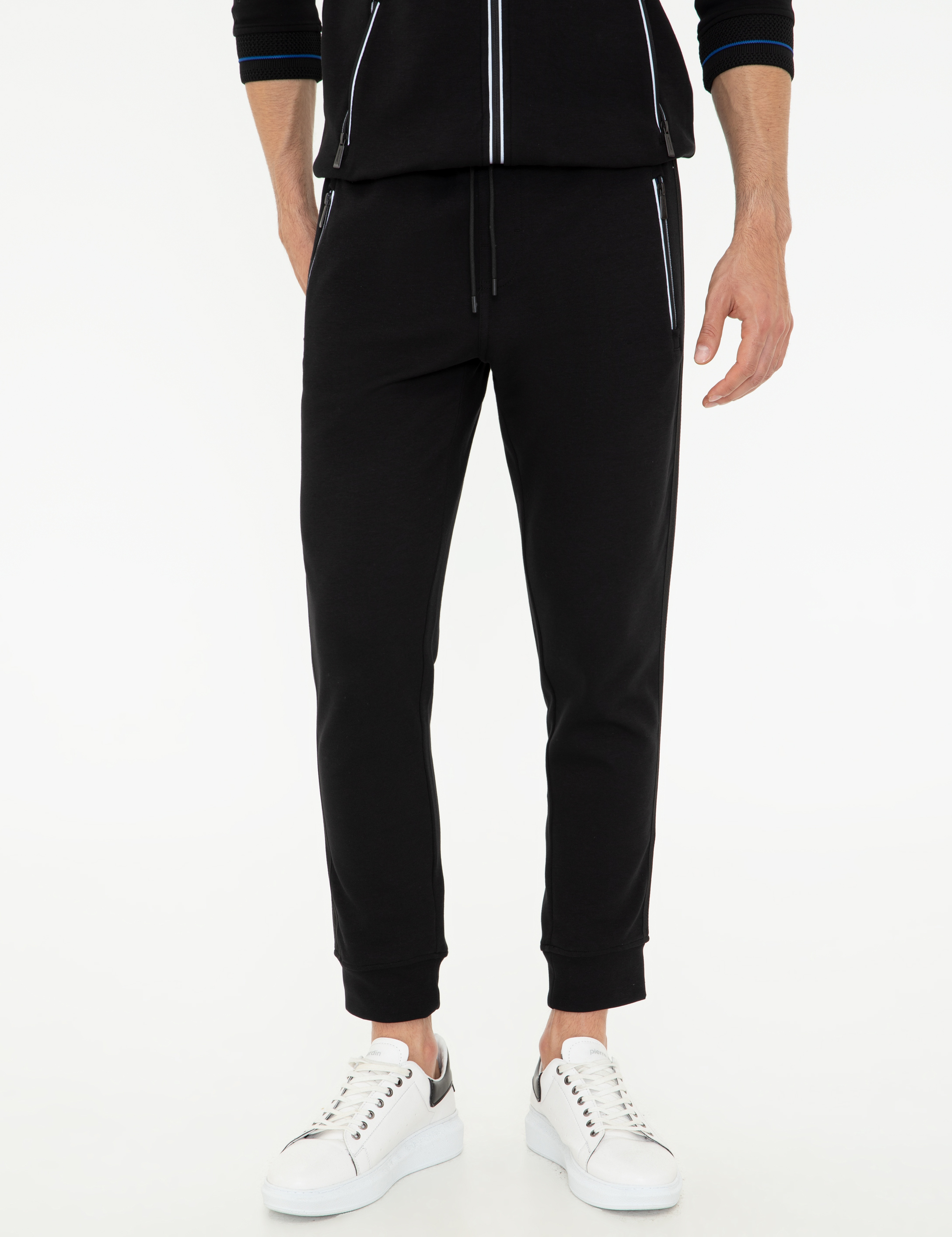 Siyah Ex. Slim Fit Eşofman Altı - Image 2