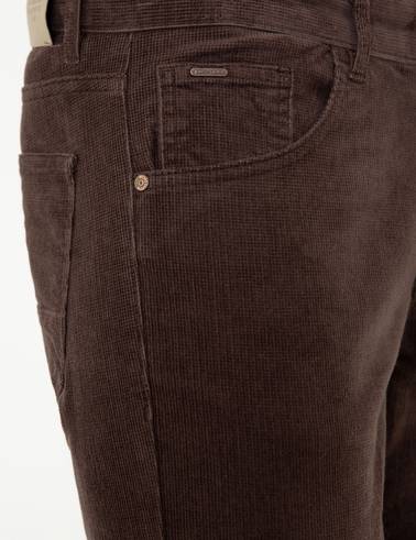 Açık Kahverengi Slim Fit Kadife Kanvas Pantolon