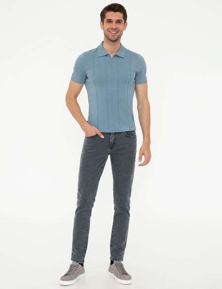 Mavi Slim Fit Bisiklet Yaka Triko Tişört - 50241458018
