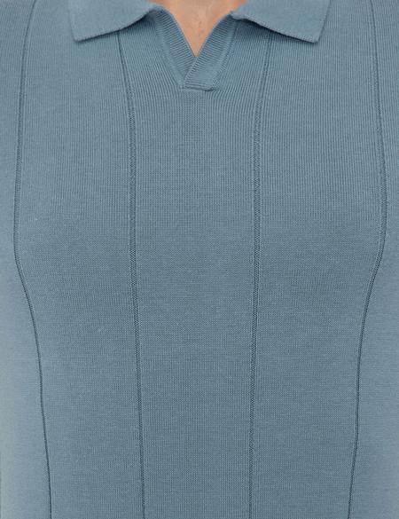 Mavi Slim Fit Bisiklet Yaka Triko Tişört - 50241458018