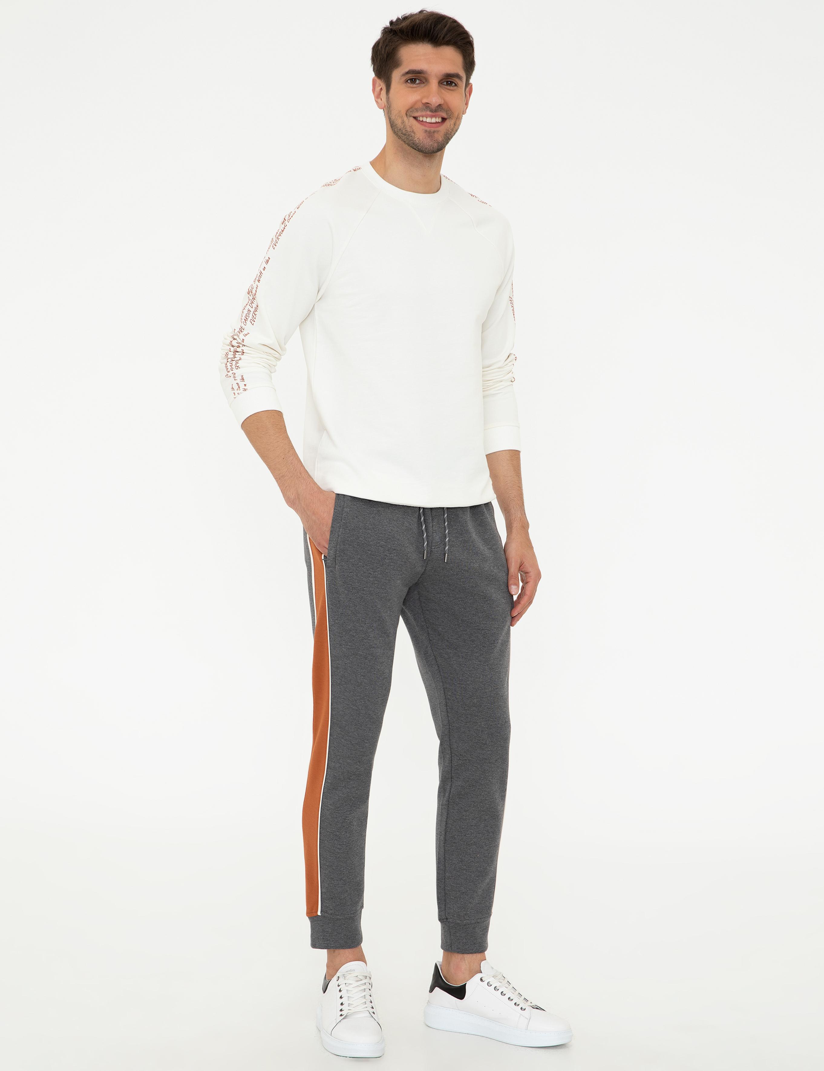 Gri Melanj Ex. Slim Fit Eşofman Altı