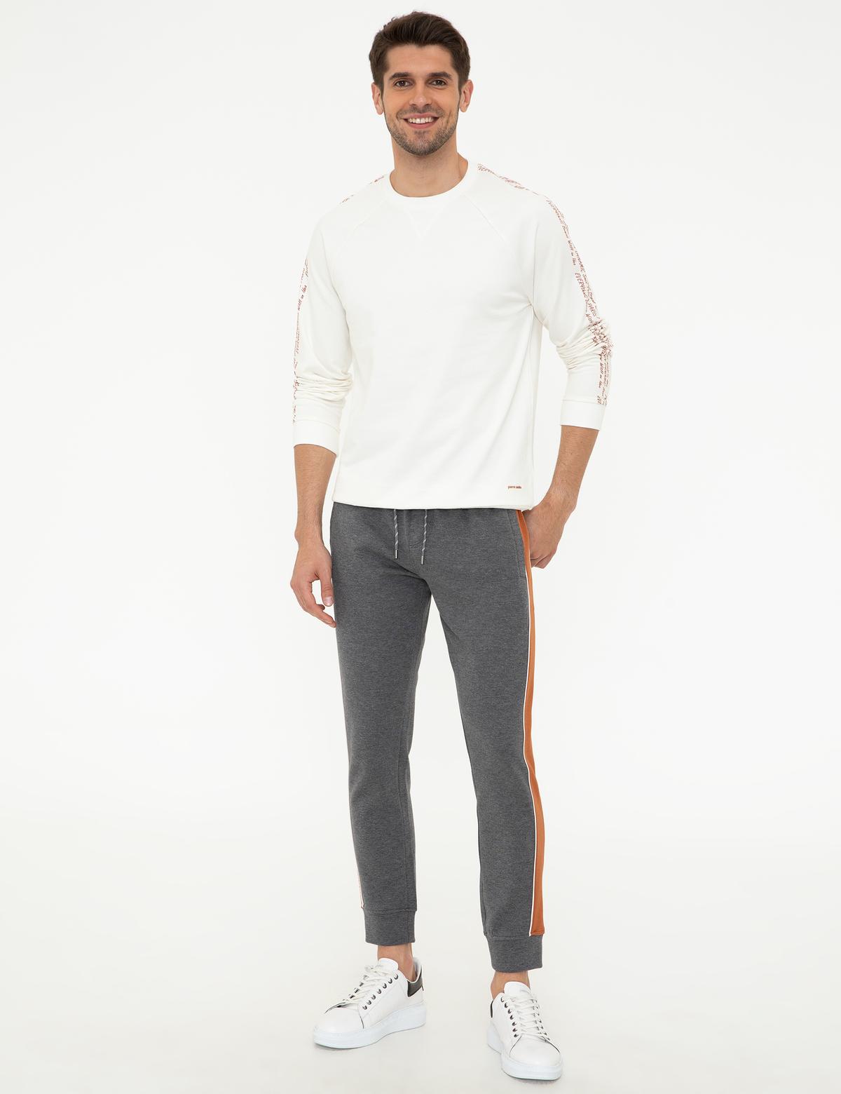 Gri Melanj Ex. Slim Fit Eşofman Altı