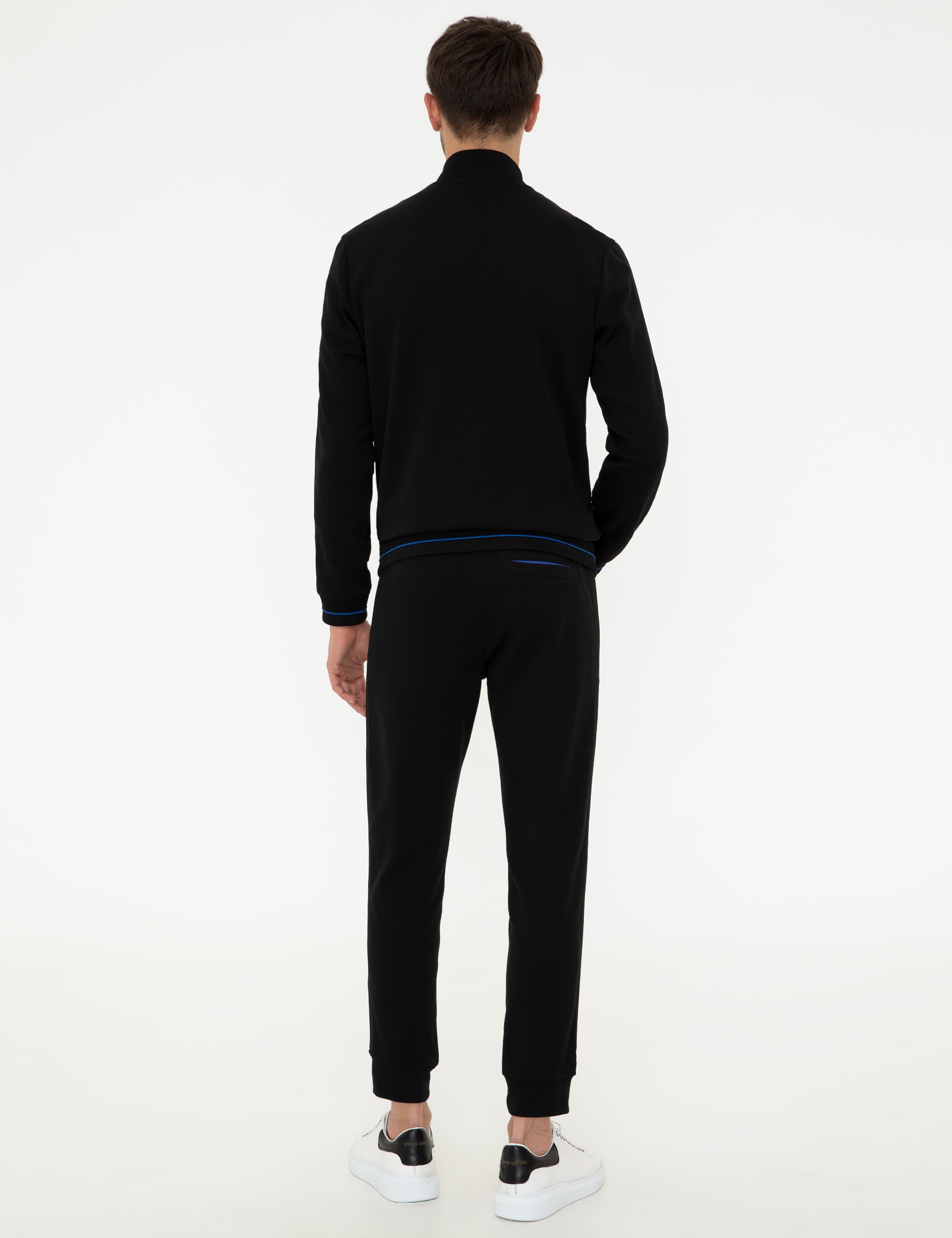 Siyah Ex. Slim Fit Eşofman Altı - Image 4