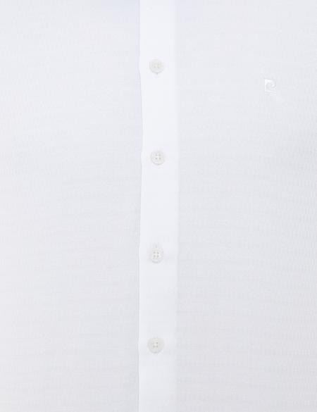 Beyaz Slim Fit Uzun Kollu Gömlek - 50241509003