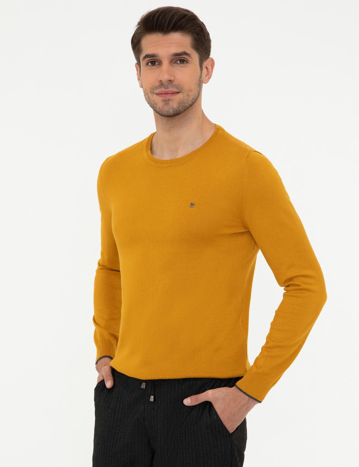 Safran Slim Fit Bisiklet Yaka Basic Triko Kazak - 50248582108