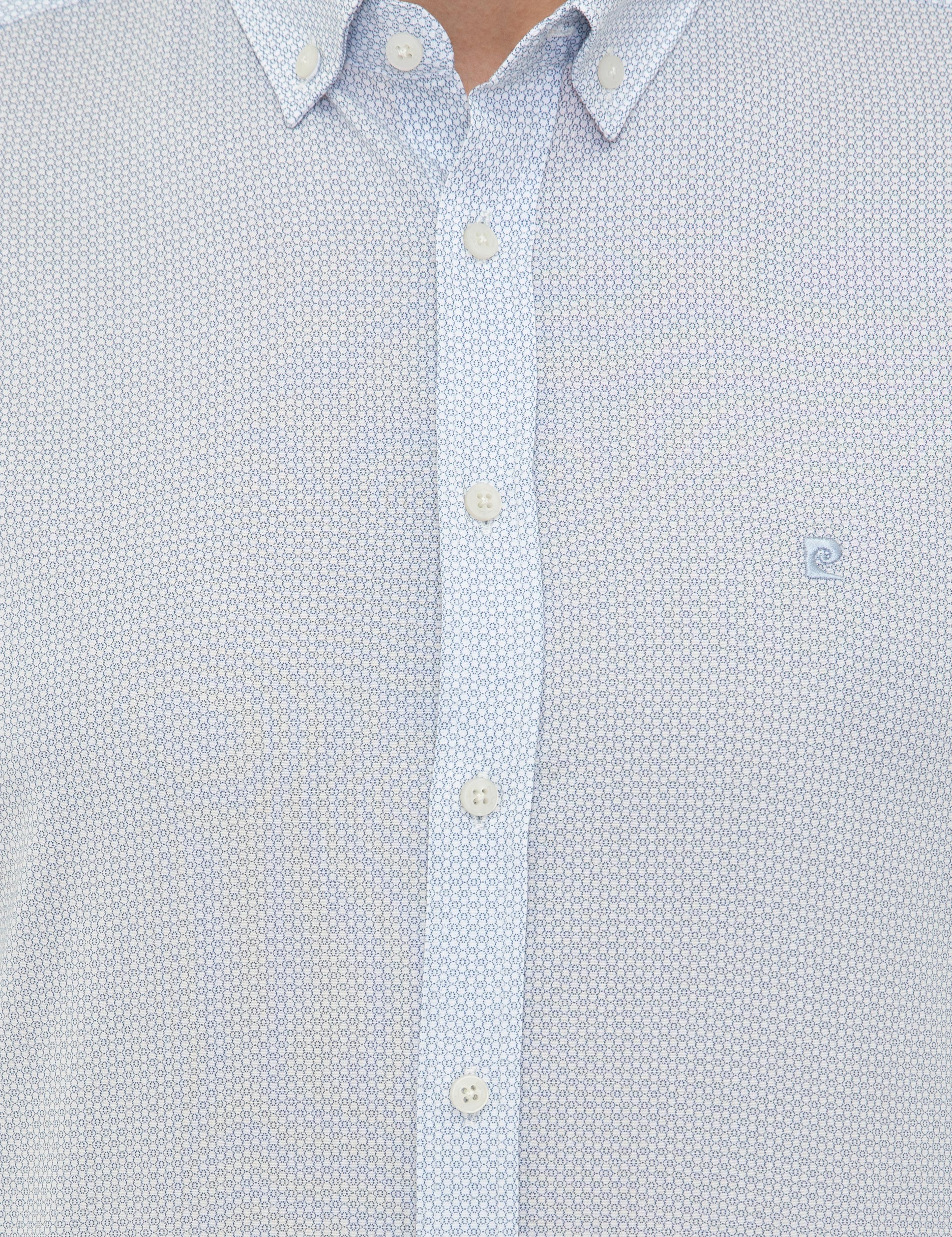 Beyaz Slim Fit Uzun Kollu Gömlek - Image 5