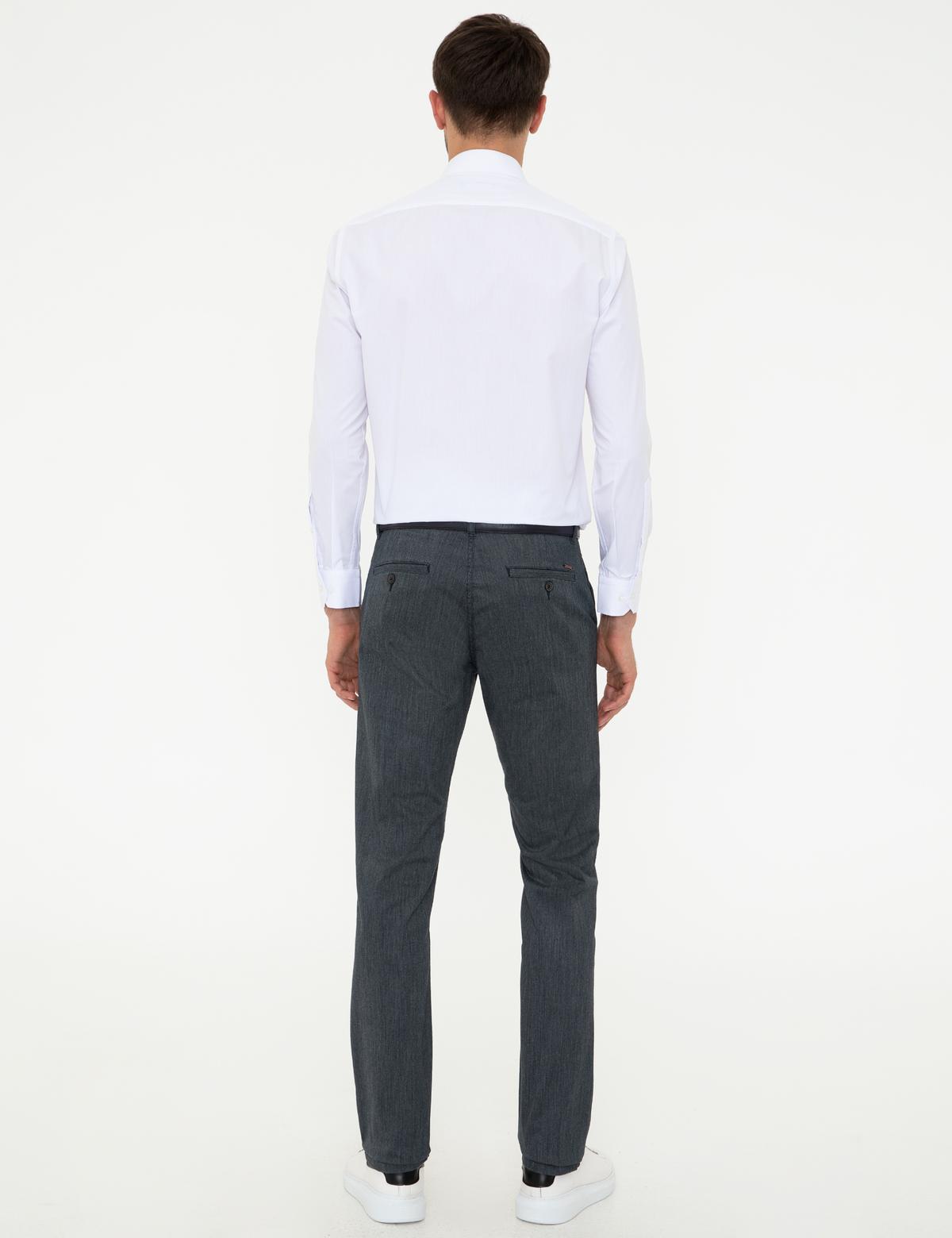 Lacivert Regular Fit Kanvas Pantolon - 50246069114