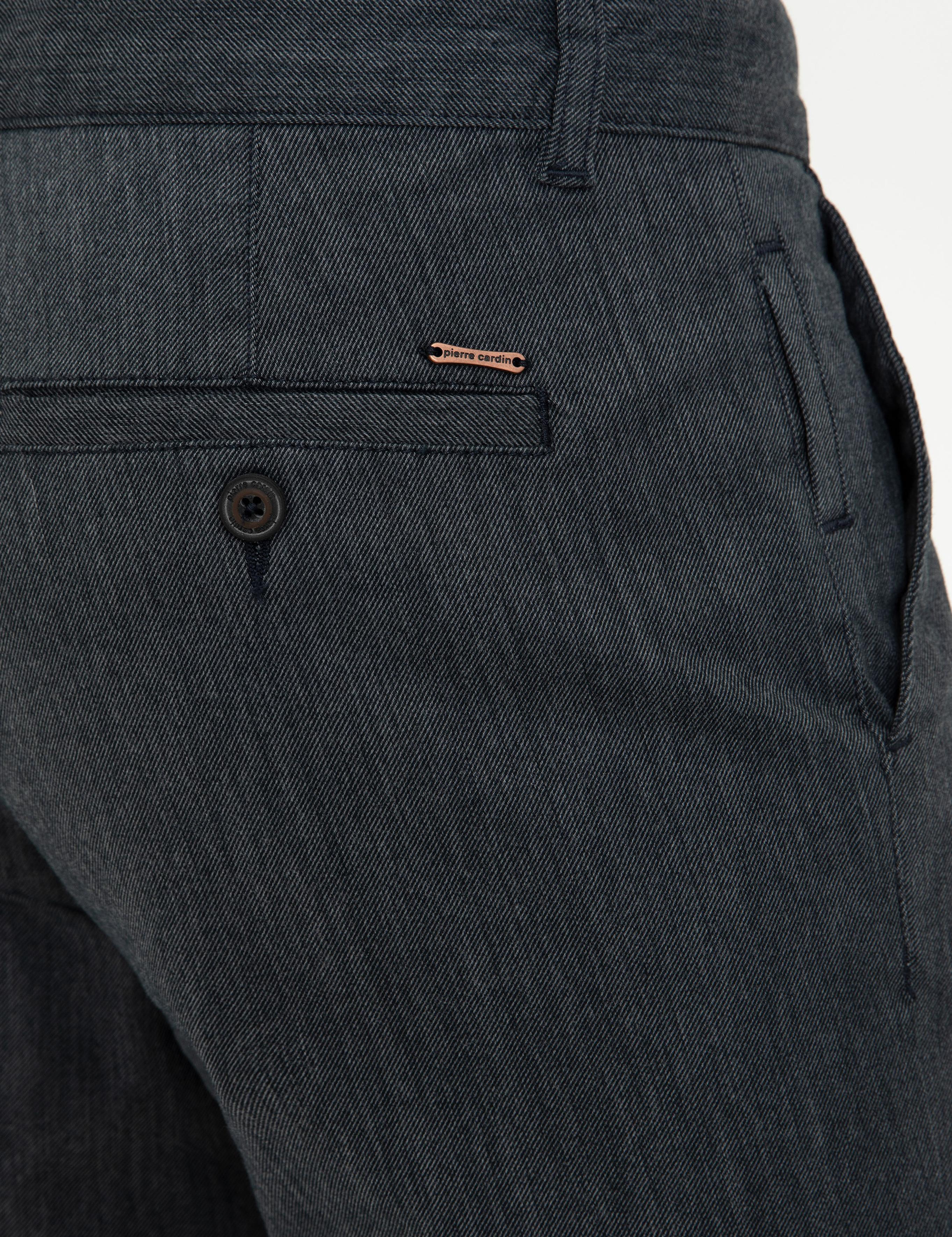 Lacivert Regular Fit Kanvas Pantolon