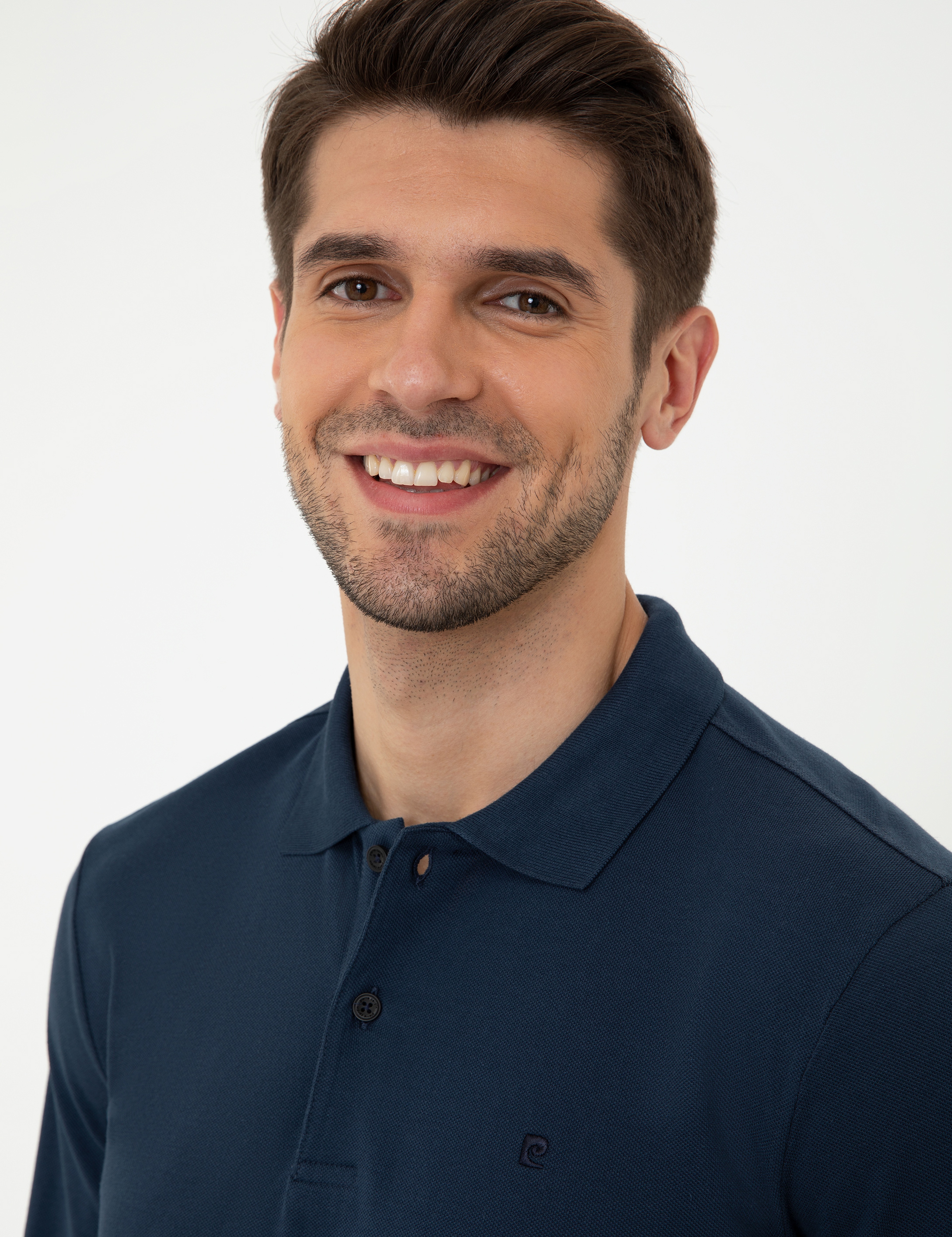 Açık Lacivert Slim Fit Basic Sweatshirt - Image 2