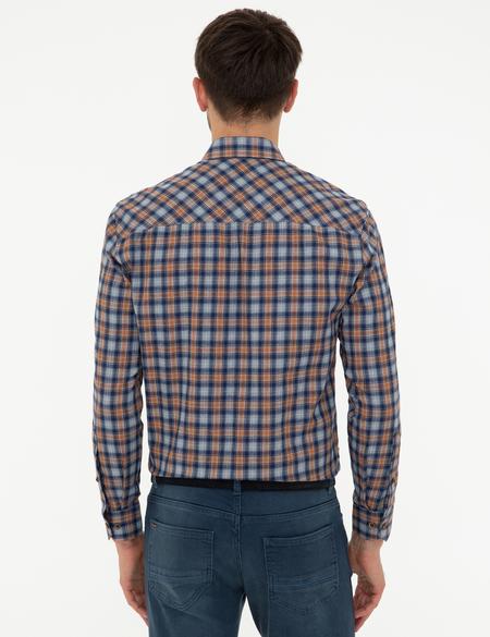 Kahverengi Regular Fit Uzun Kollu Gömlek - 50238780007