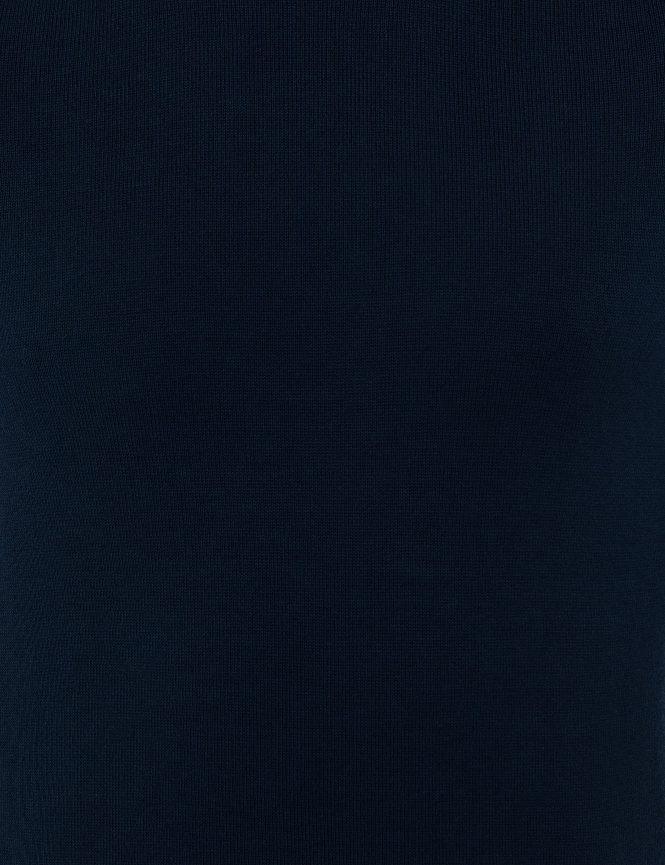 Lacivert Slim Fit Bisiklet Yaka Triko Kazak