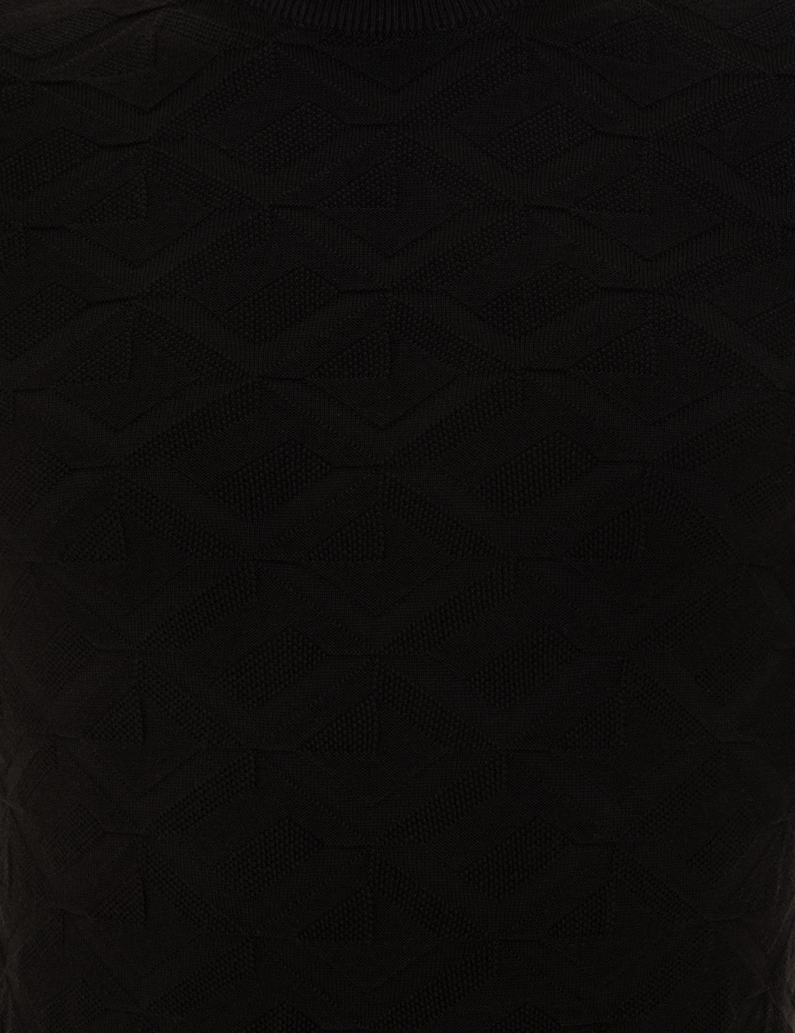 Siyah Slim Fit Yarım Balıkçı Yaka Triko Kazak