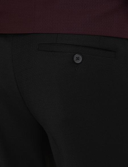 Bordo Ekstra Slim Fit Damatlık Smokin - 50205546008