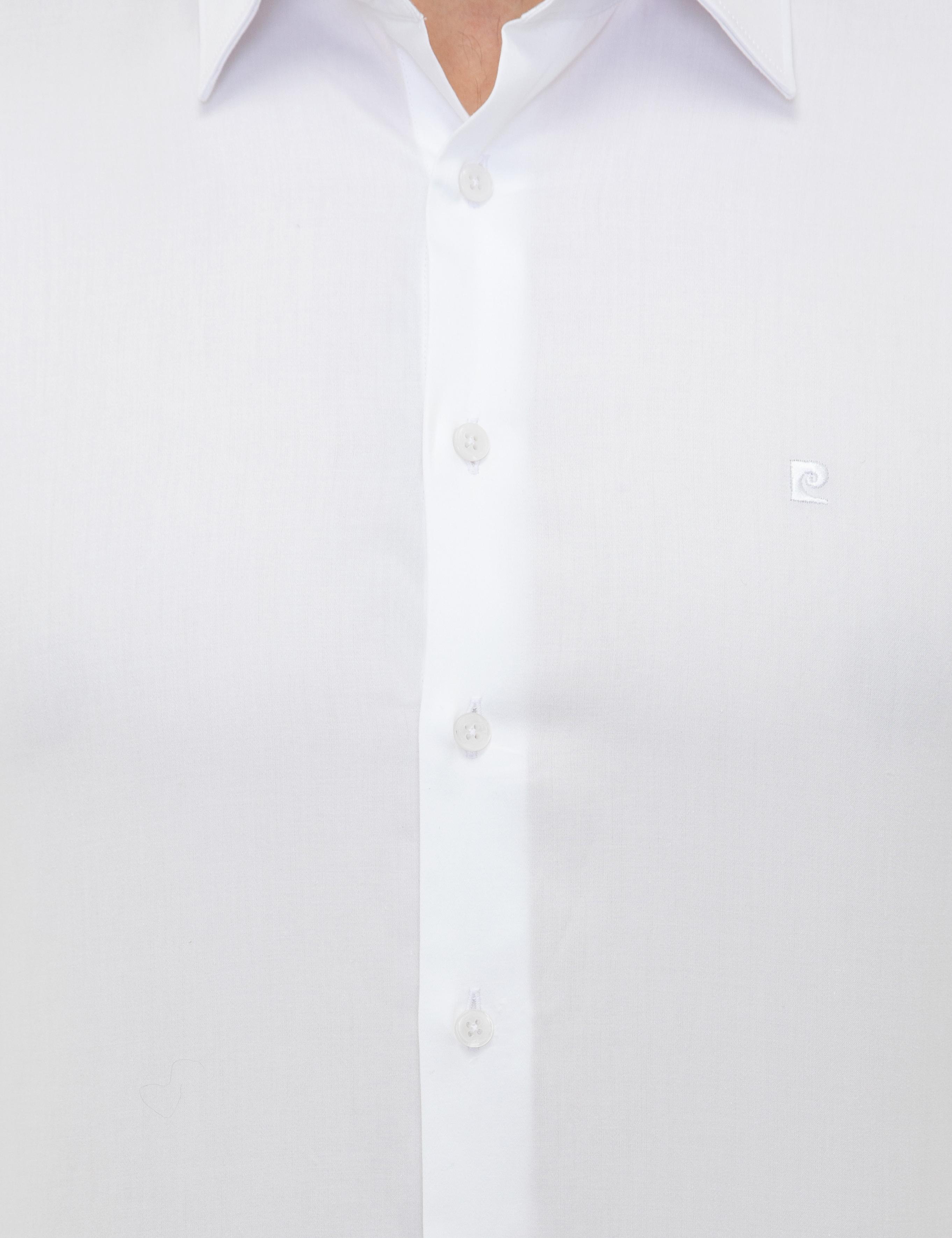 Beyaz Slim Fit Uzun Kollu Klasik Gömlek