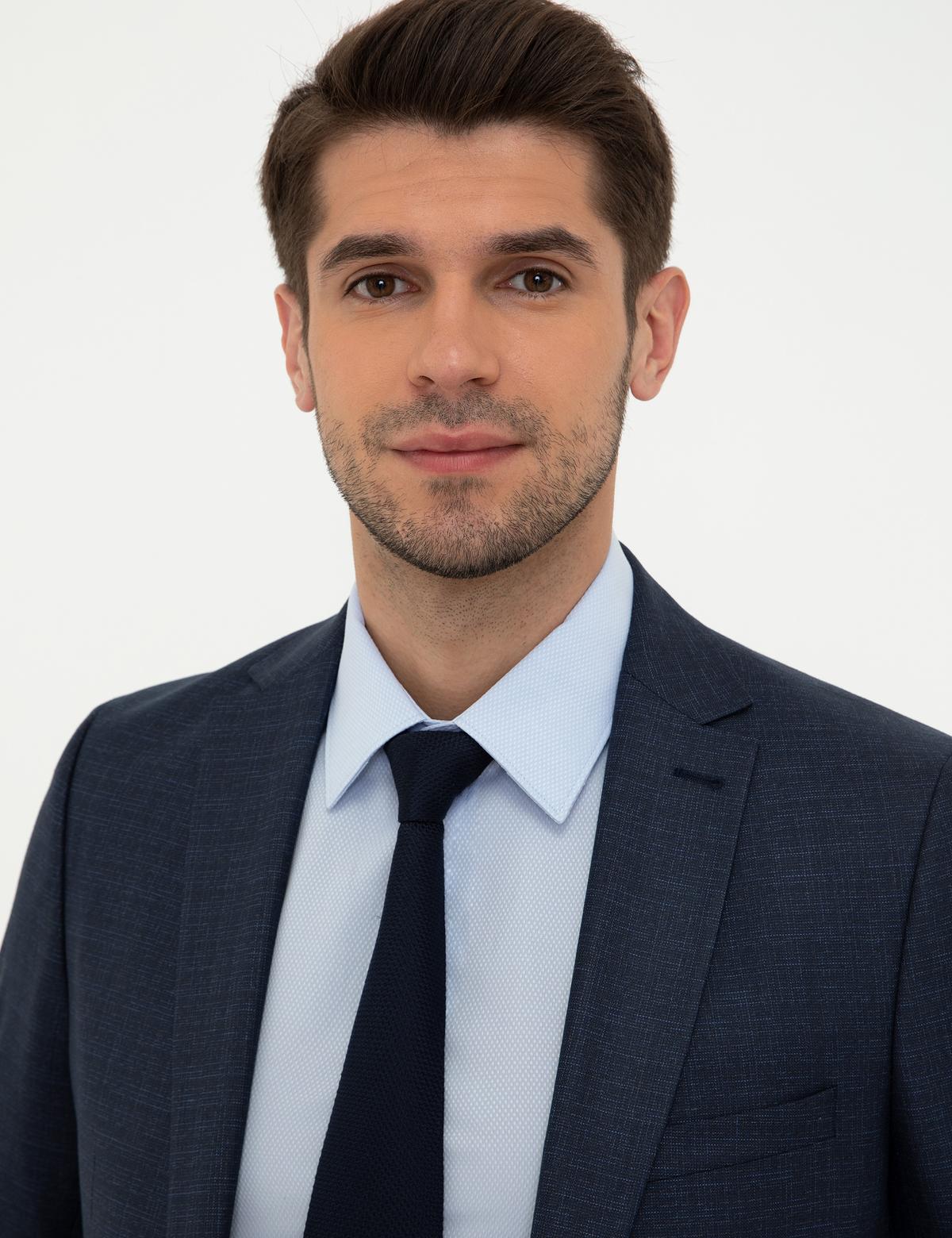 Lacivert Süper Slim Takım Elbise - 50251550038