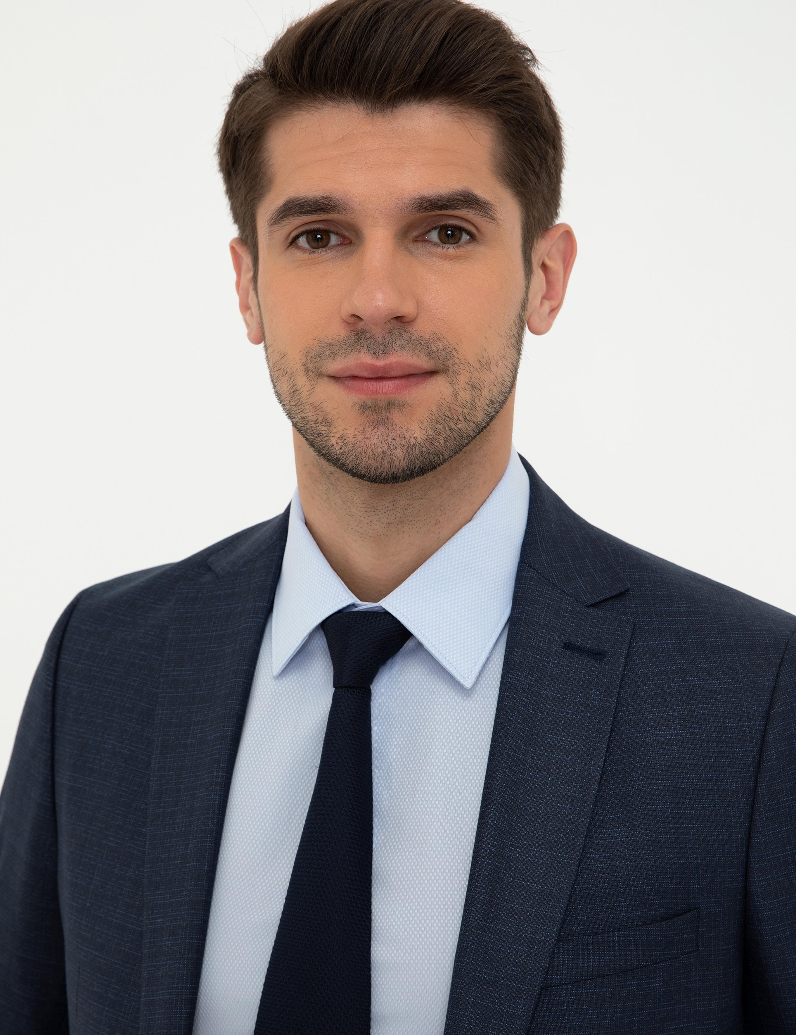 Lacivert Süper Slim Takım Elbise