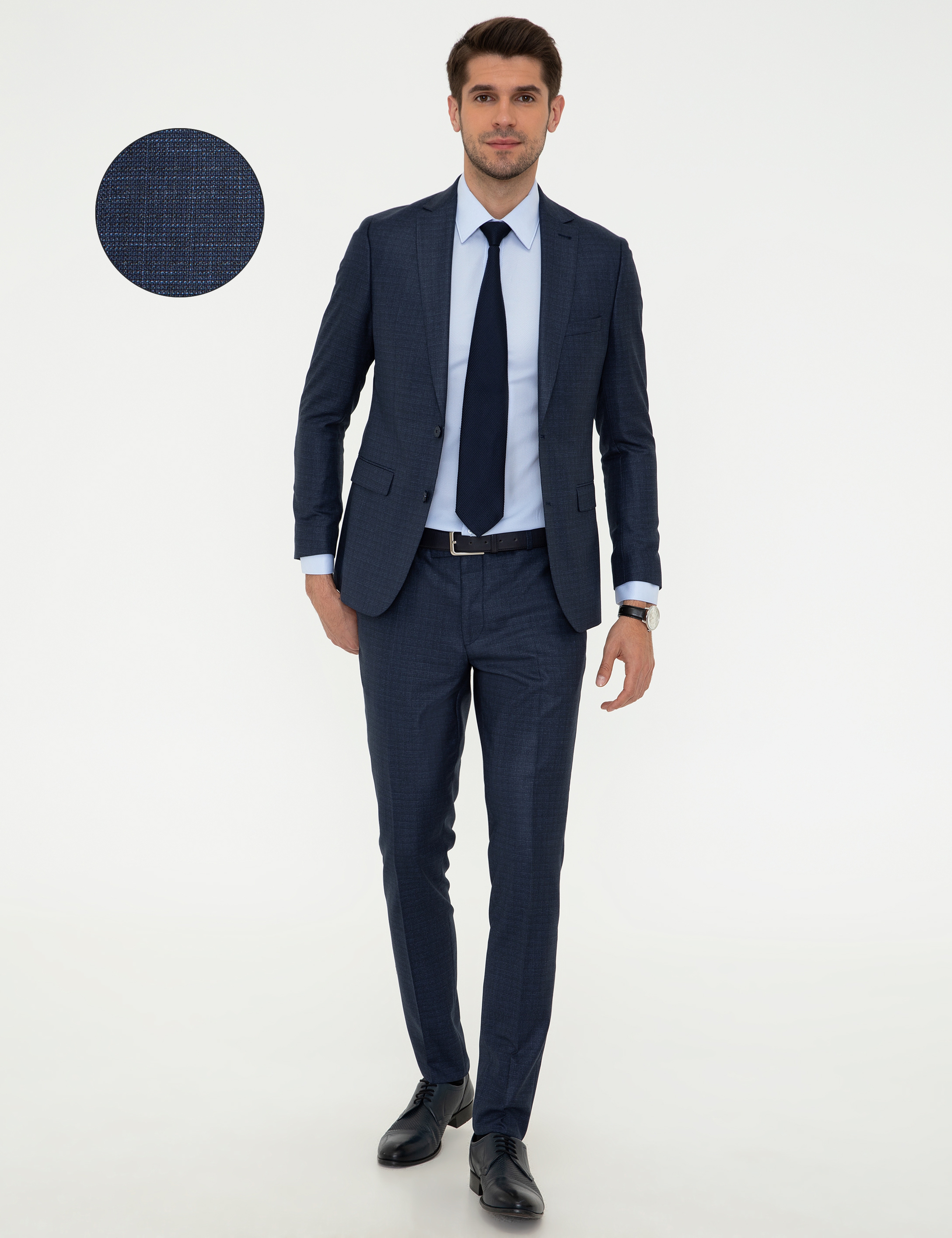Lacivert Süper Slim Takım Elbise - Image 1