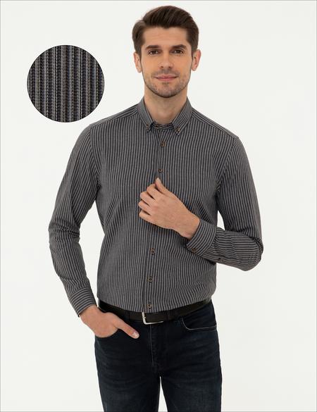 Mavi Regular Fit Uzun Kollu Gömlek - 50238826019