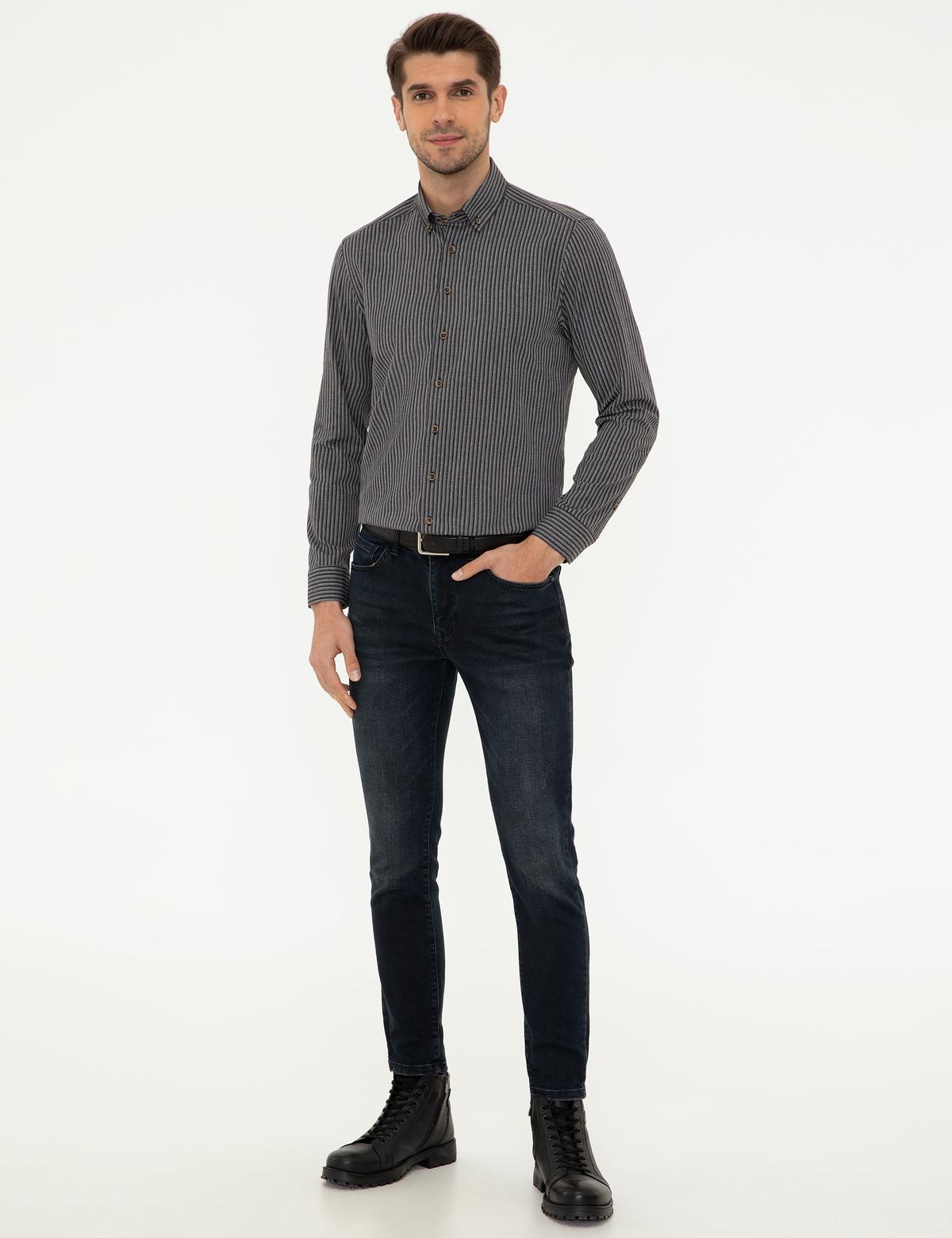 Mavi Regular Fit Uzun Kollu Gömlek - 50238826019