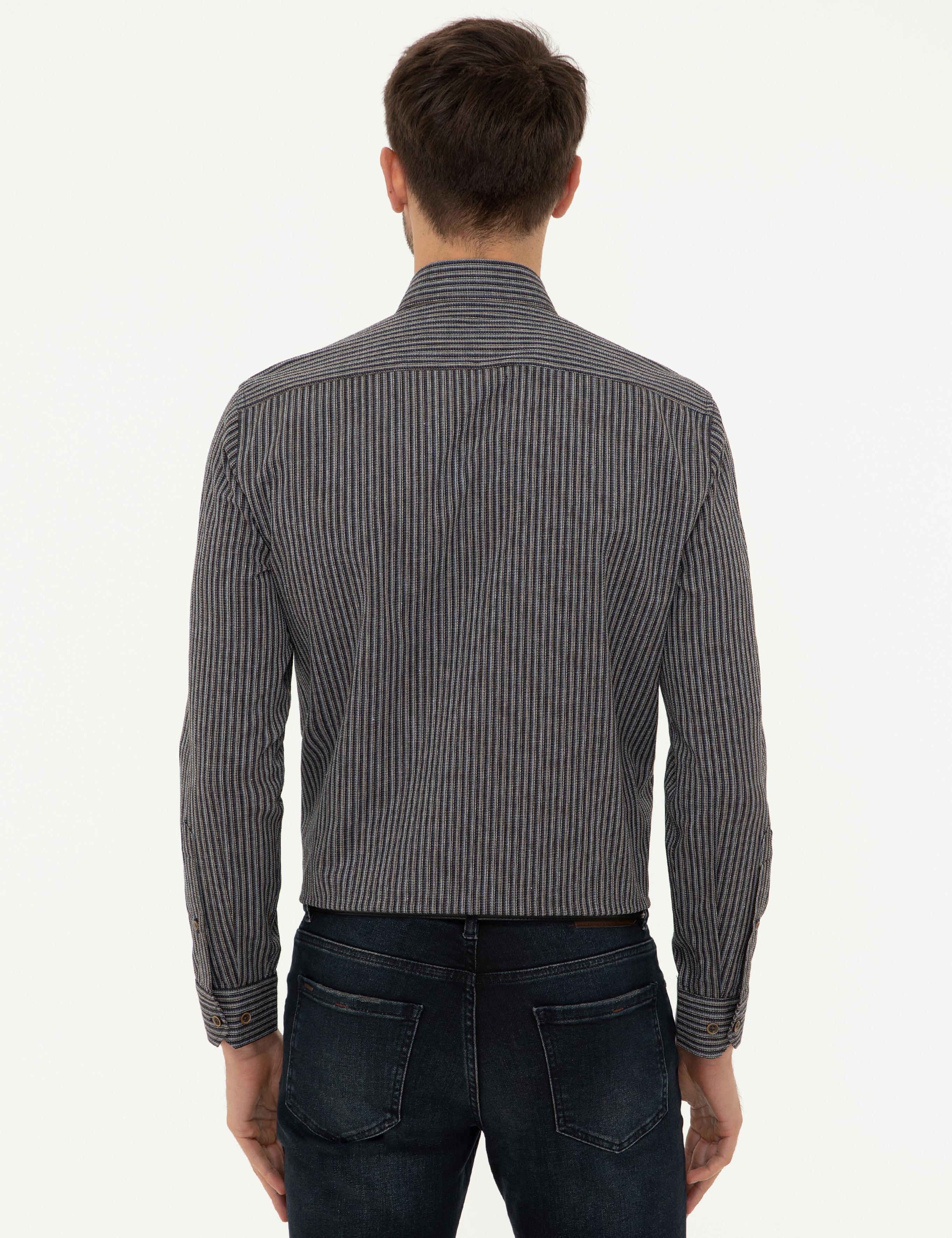 Mavi Regular Fit Uzun Kollu Gömlek