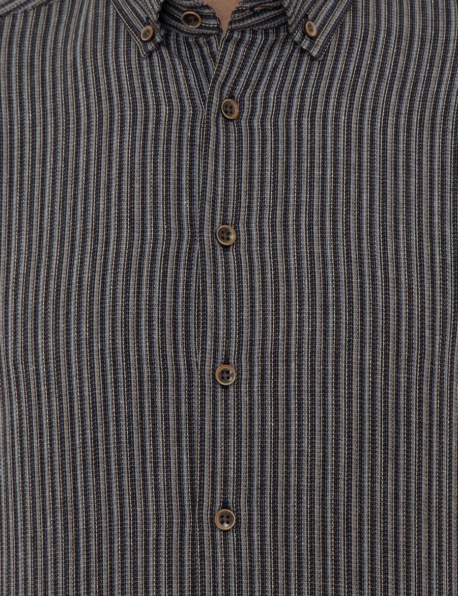 Mavi Regular Fit Uzun Kollu Gömlek