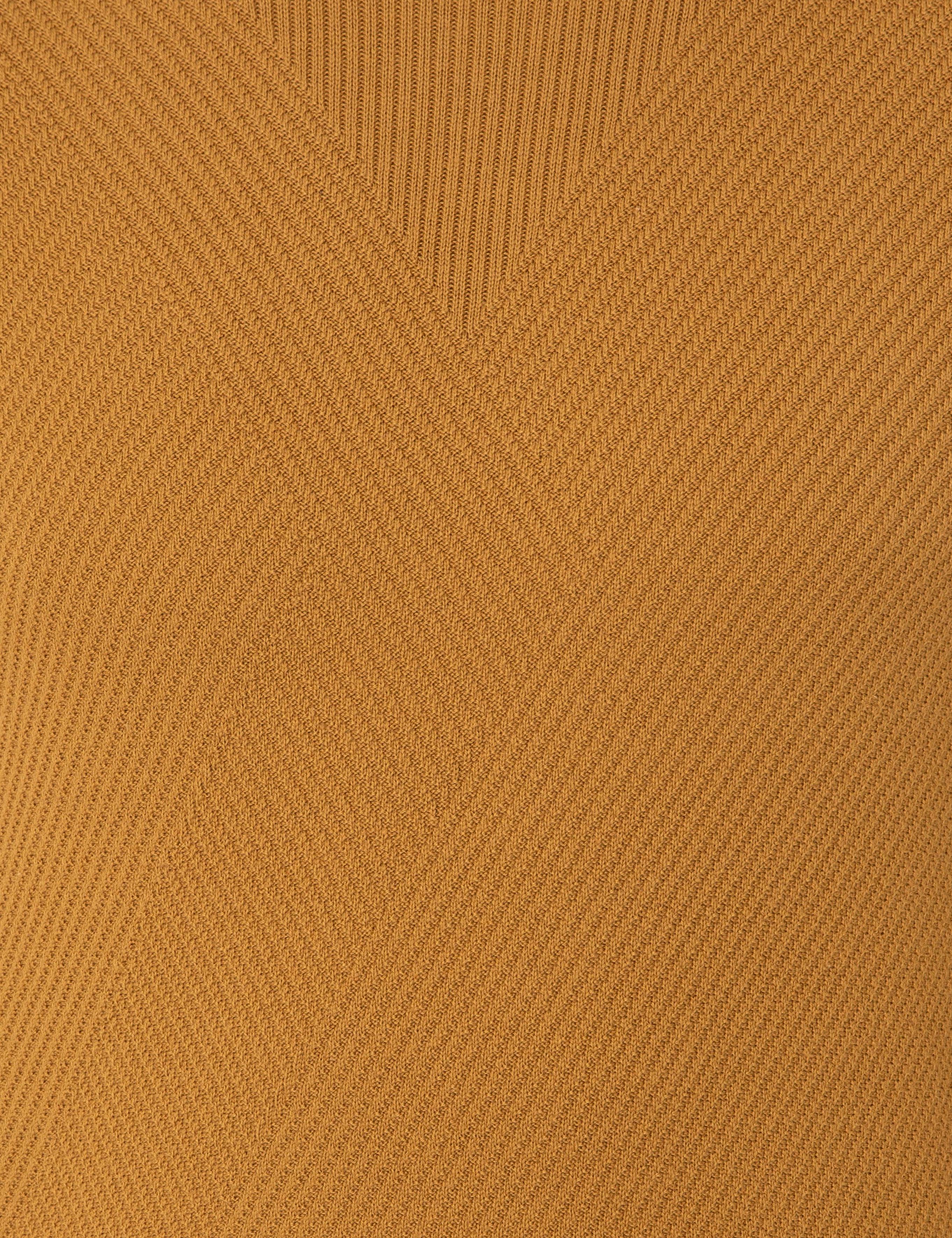 Hardal Slim Fit Yarım Balıkçı Yaka Triko Kazak