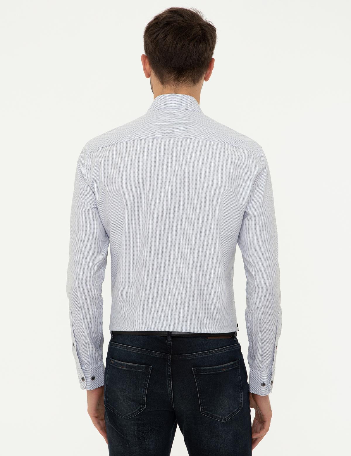 Antrasit Slim Fit Uzun Kollu Gömlek - 50248113013