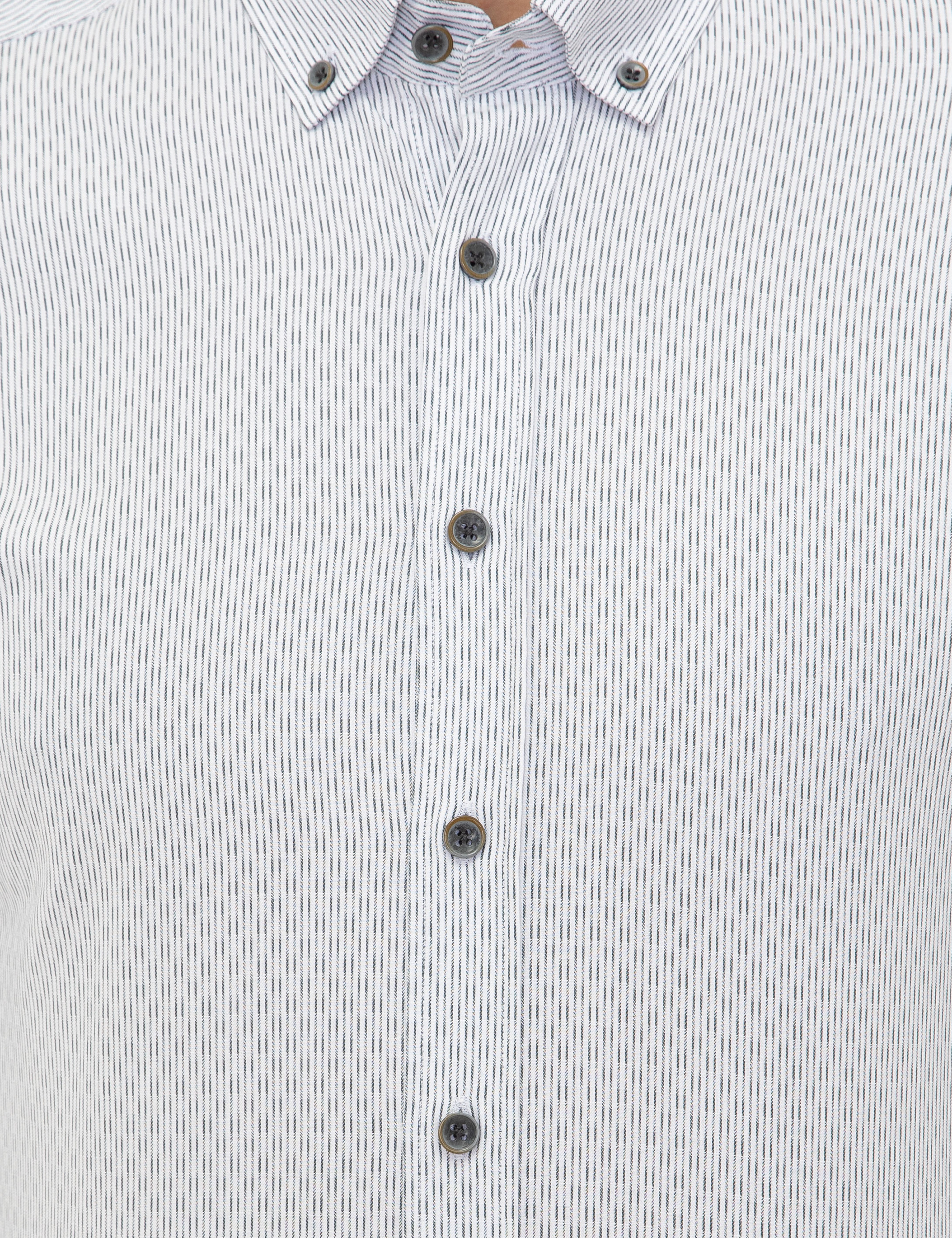 Antrasit Slim Fit Uzun Kollu Gömlek