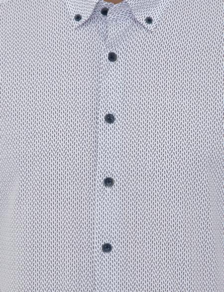 Lacivert Slim Fit Uzun Kollu Gömlek - 50238762020