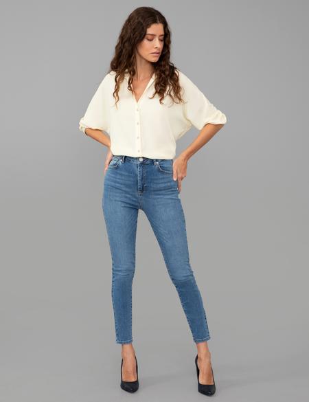 Ekru Comfort Fit Uzun Kollu Gömlek - 50244984002