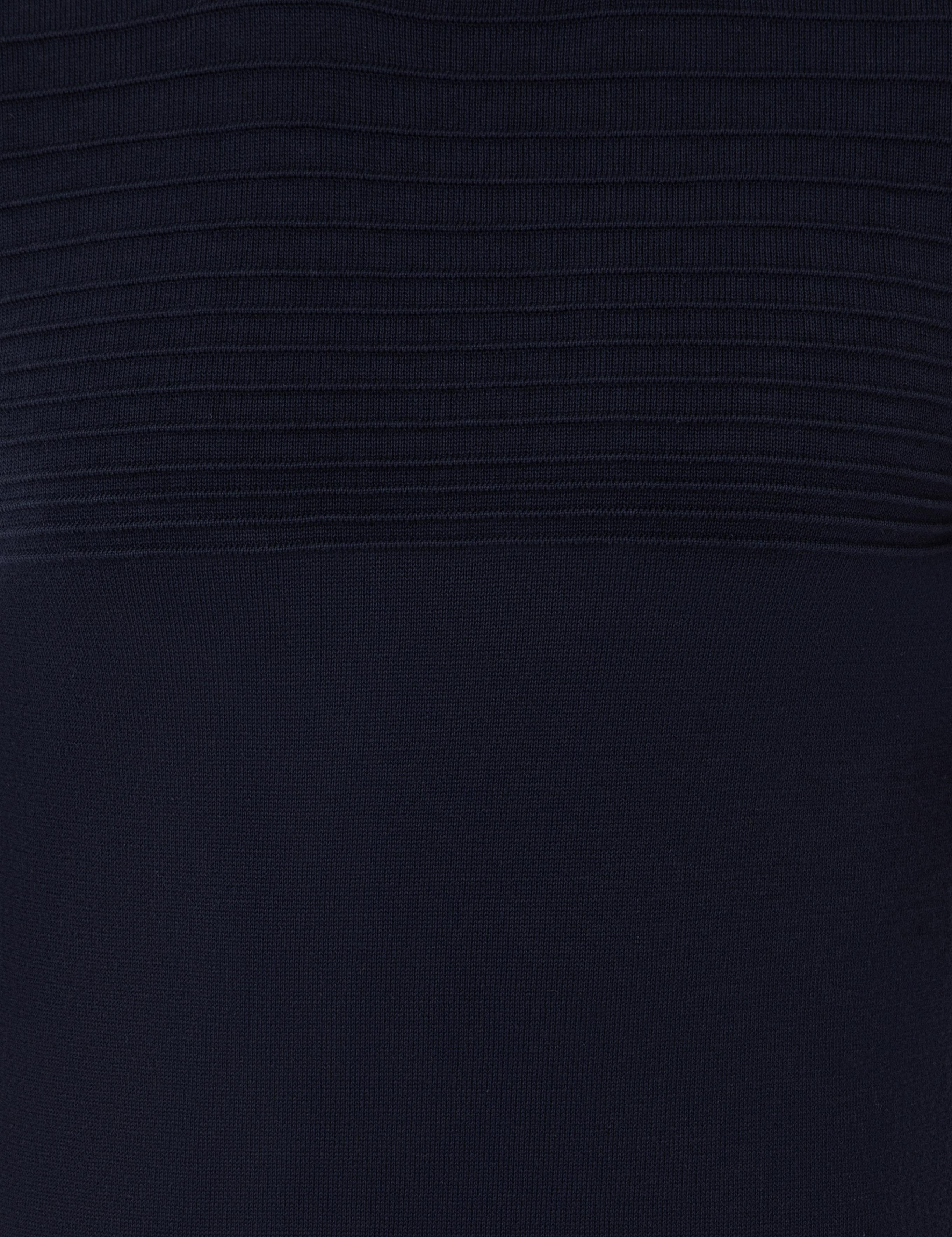 Lacivert Slim Fit Triko Kazak