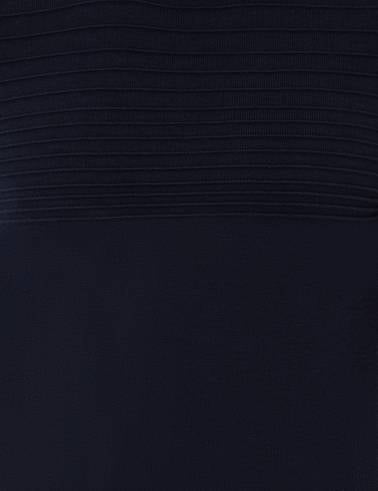 Lacivert Slim Fit Triko Kazak