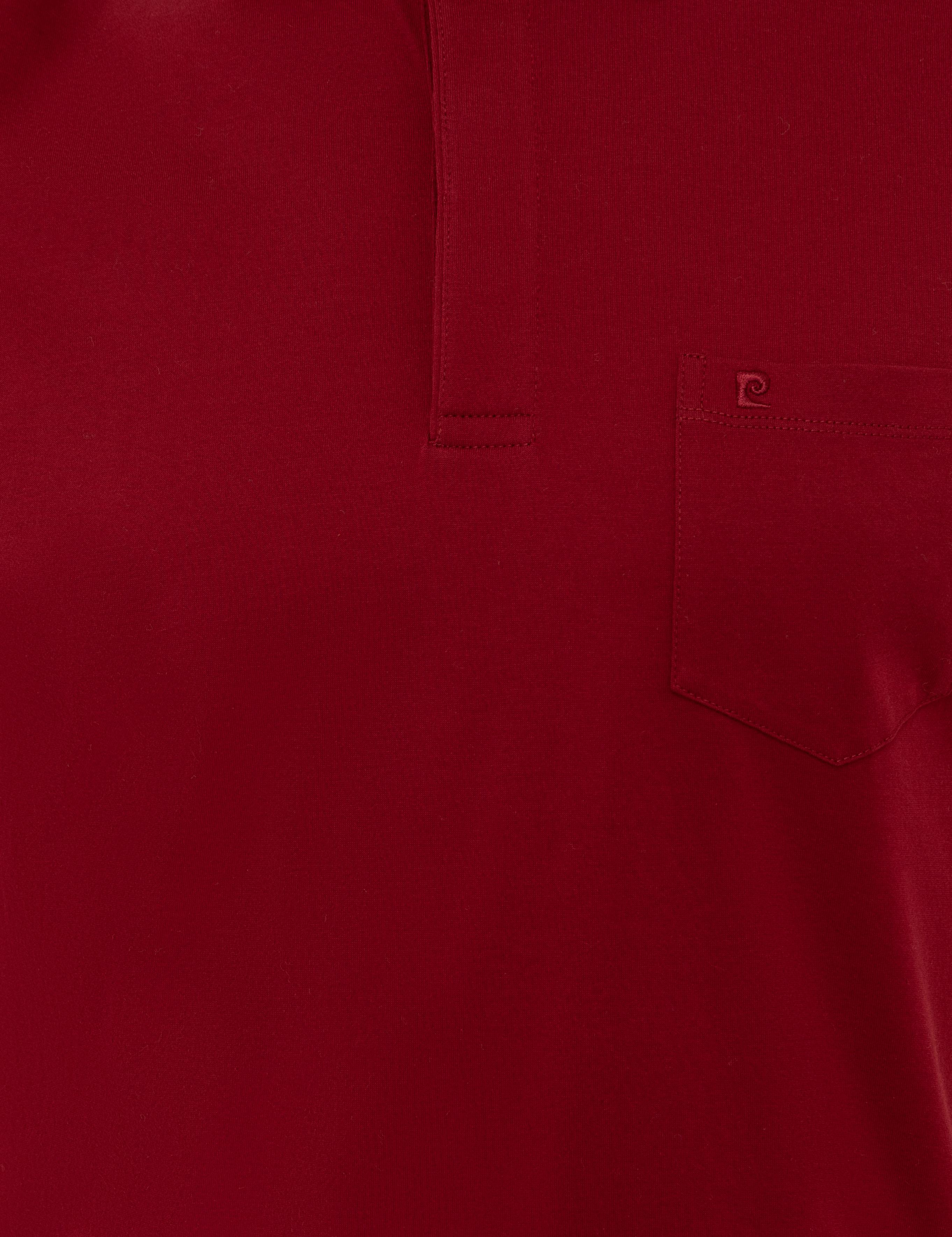 Bordo Regular Fit Polo Yaka Merserize Tişört