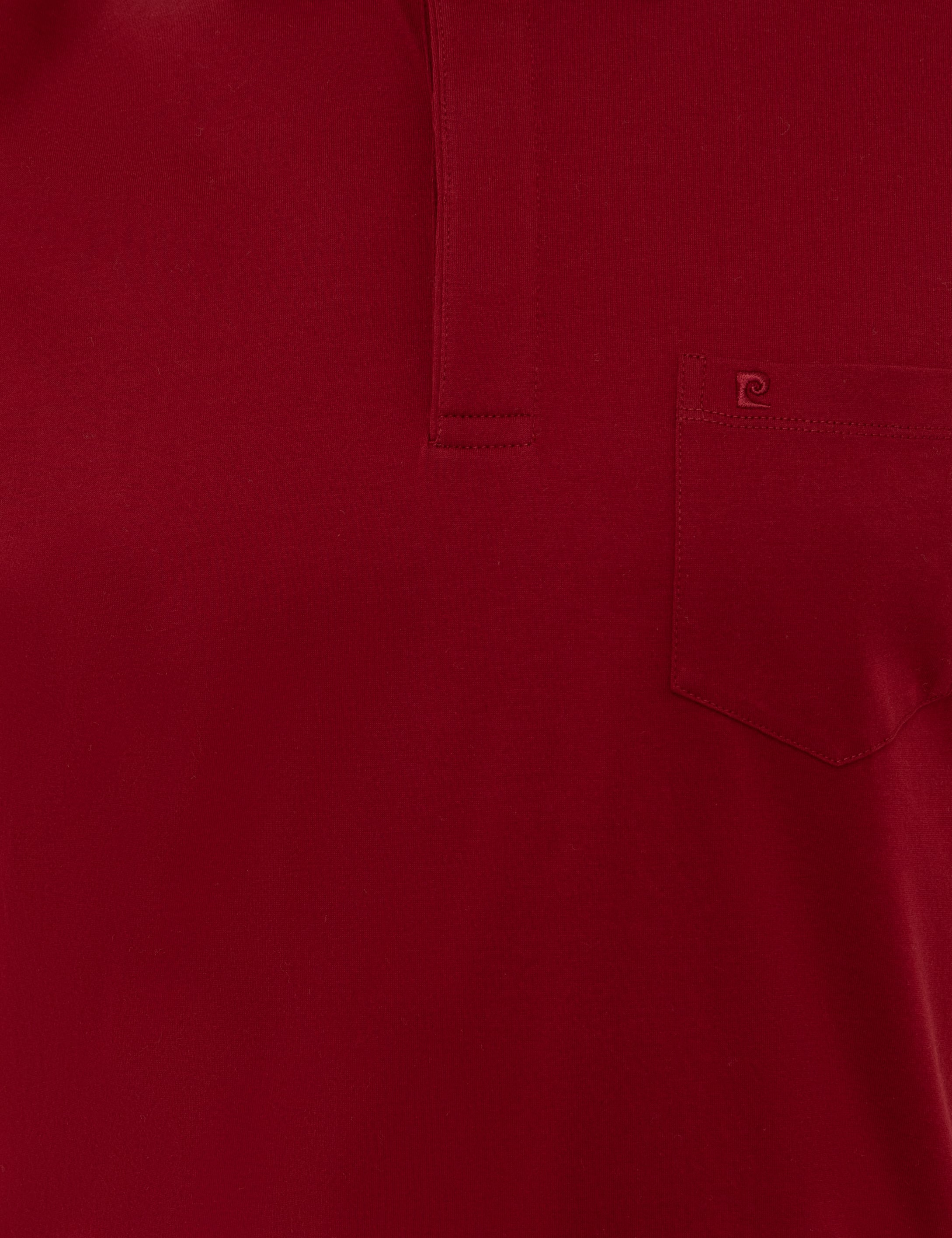 Bordo Regular Fit Polo Yaka Merserize Tişört