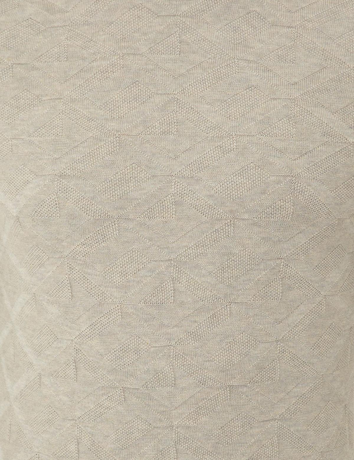 Kum Melanj Slim Fit Yarım Balıkçı Yaka Triko Kazak - 50240540041