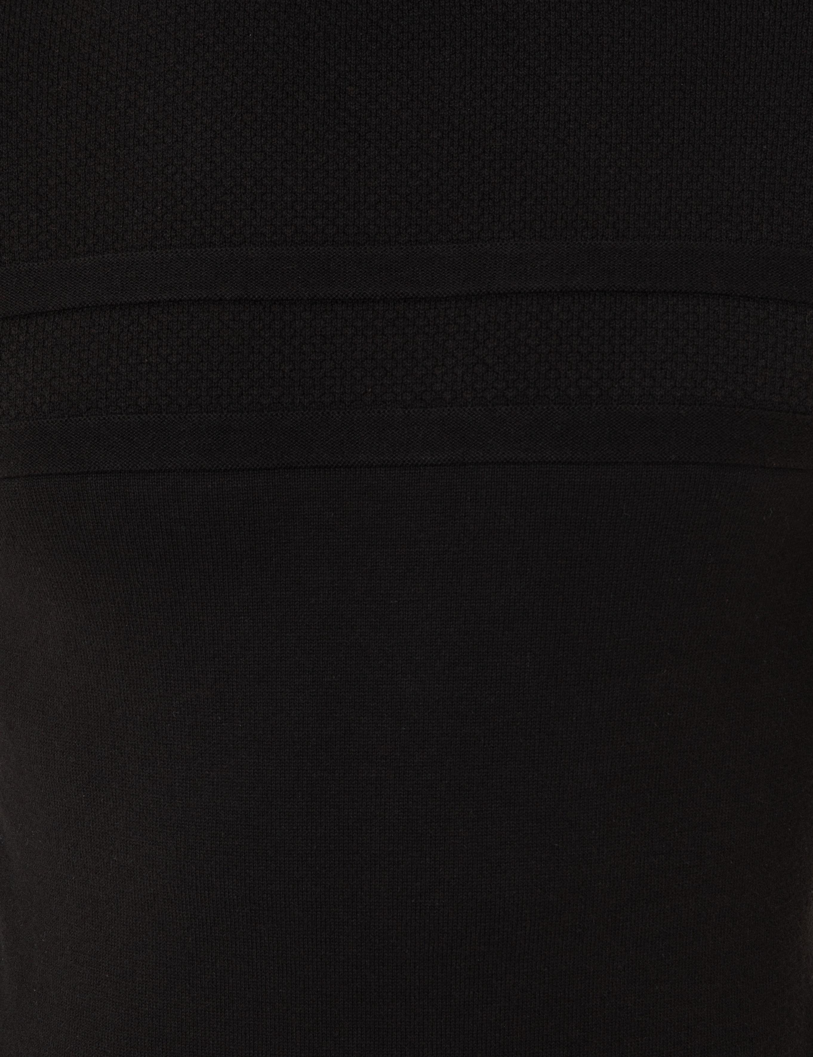 Siyah Slim Fit Yarım Balıkçı Yaka Triko Kazak