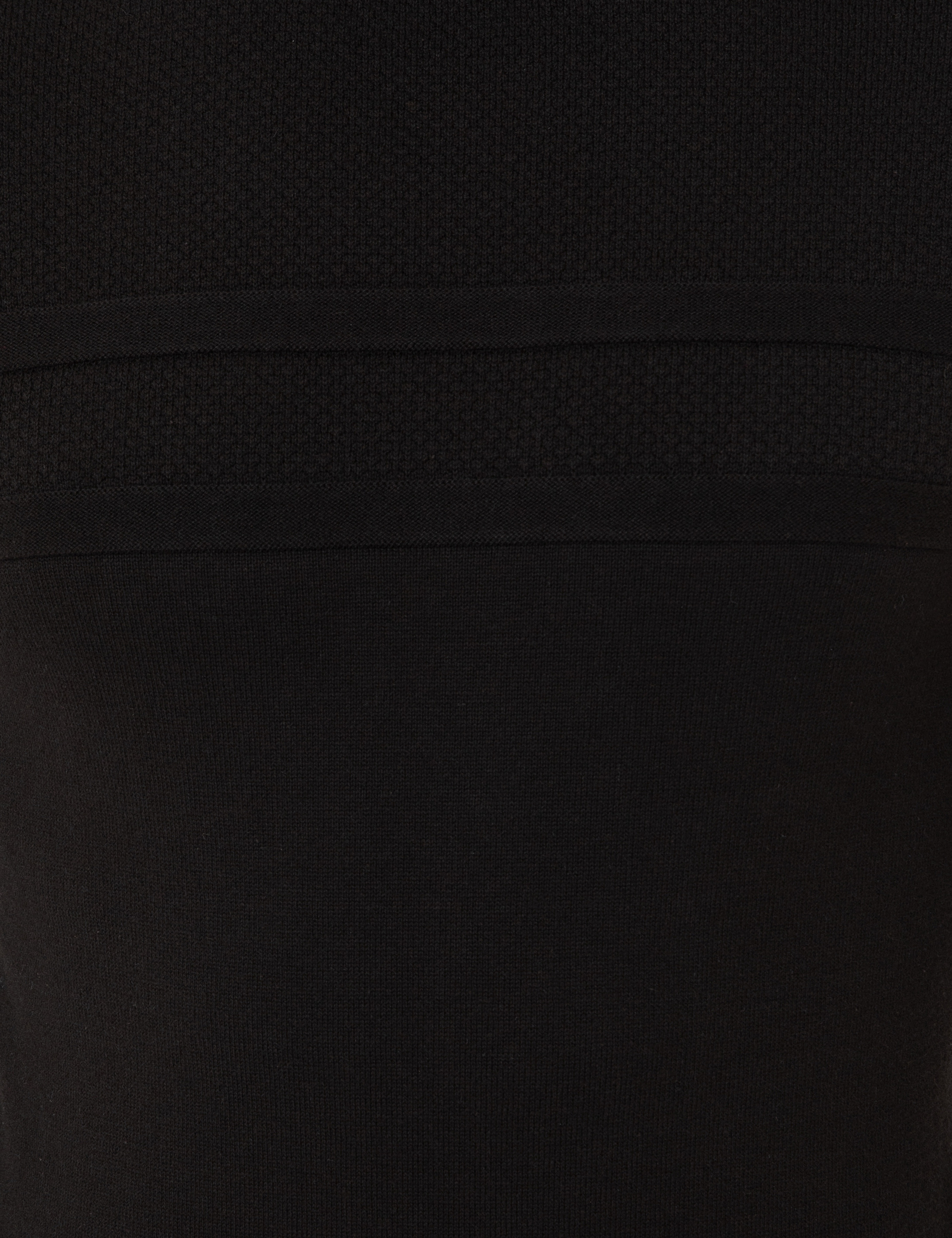 Siyah Slim Fit Yarım Balıkçı Yaka Triko Kazak - Image 6
