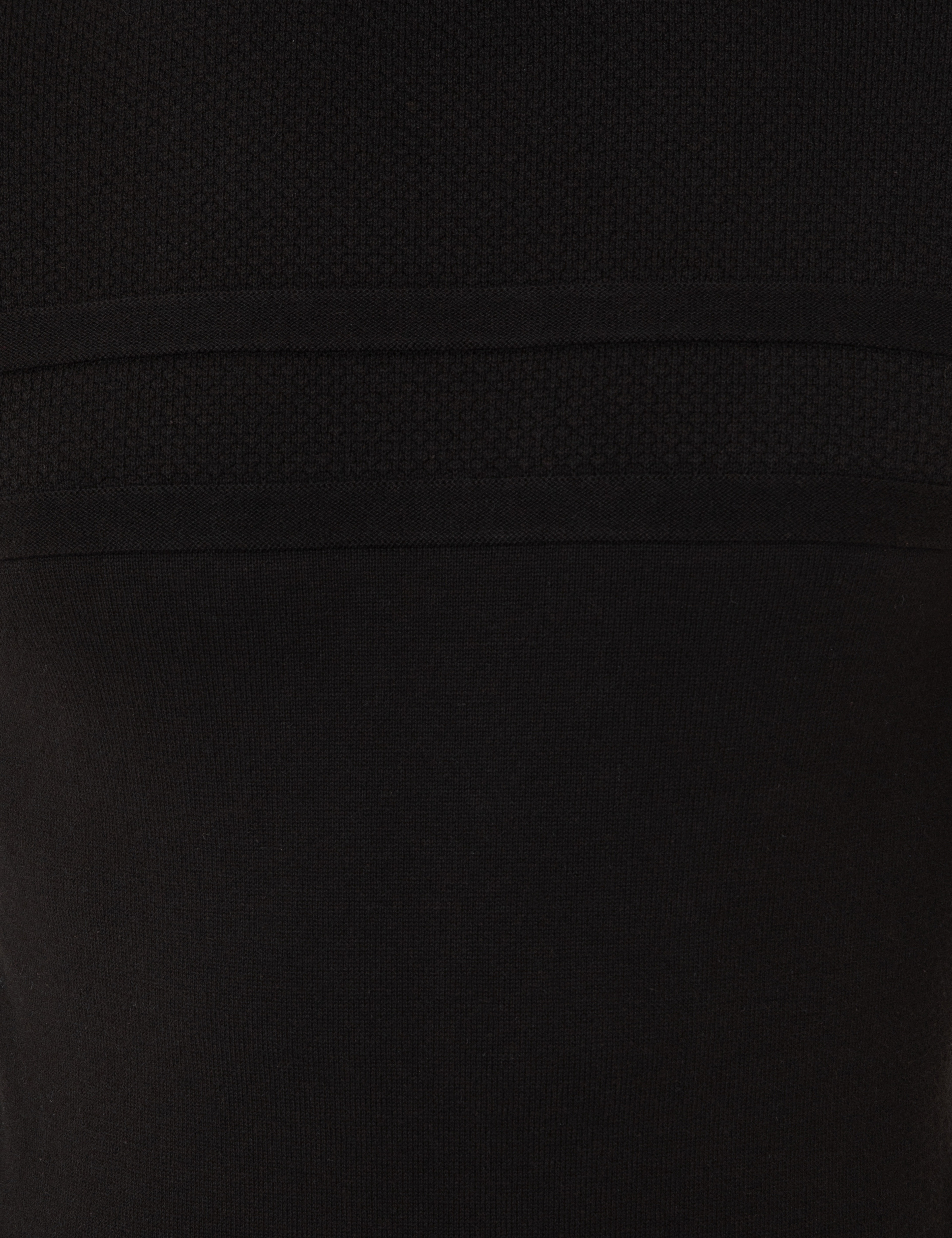 Siyah Slim Fit Yarım Balıkçı Yaka Triko Kazak