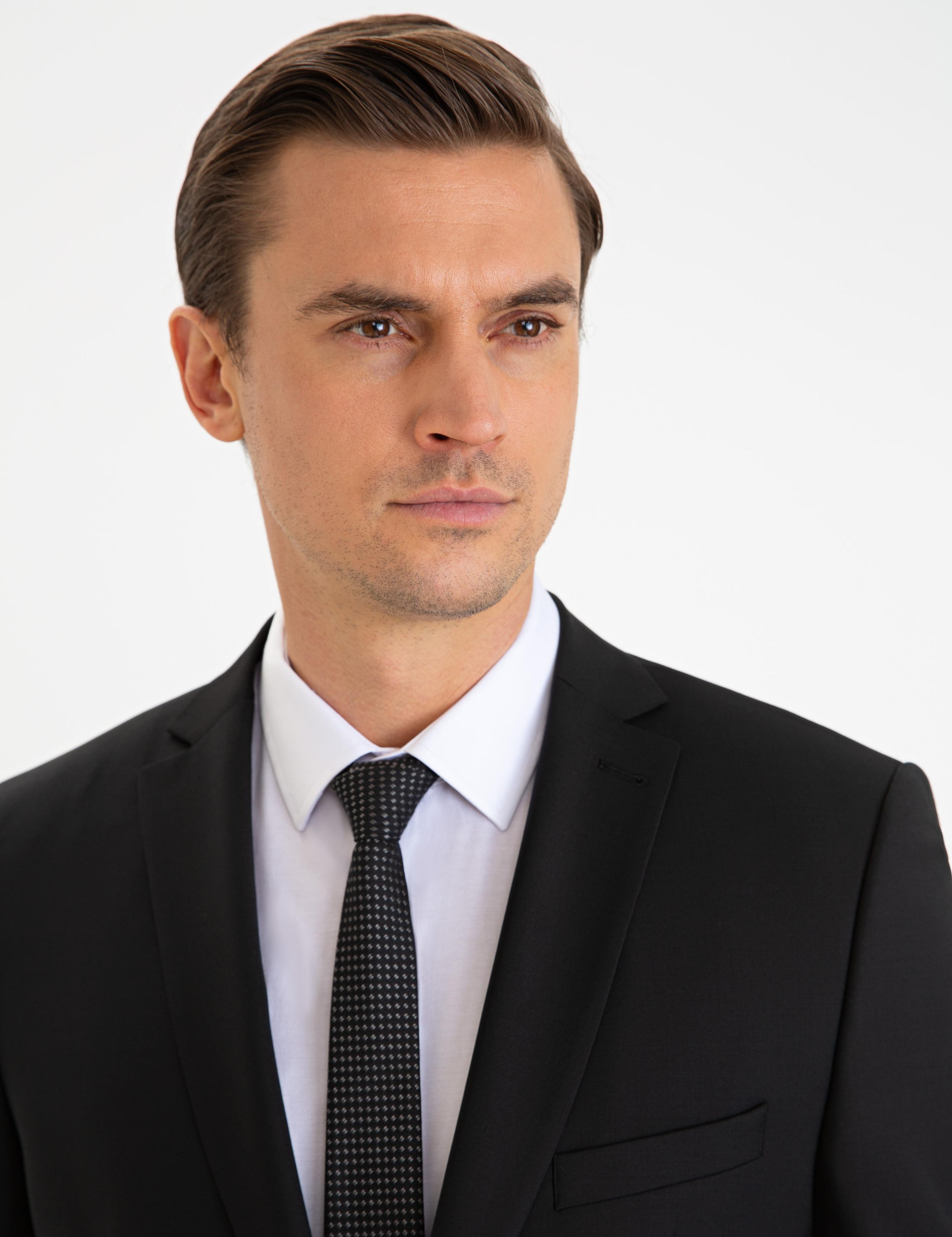 Siyah Slim Fit Ceket