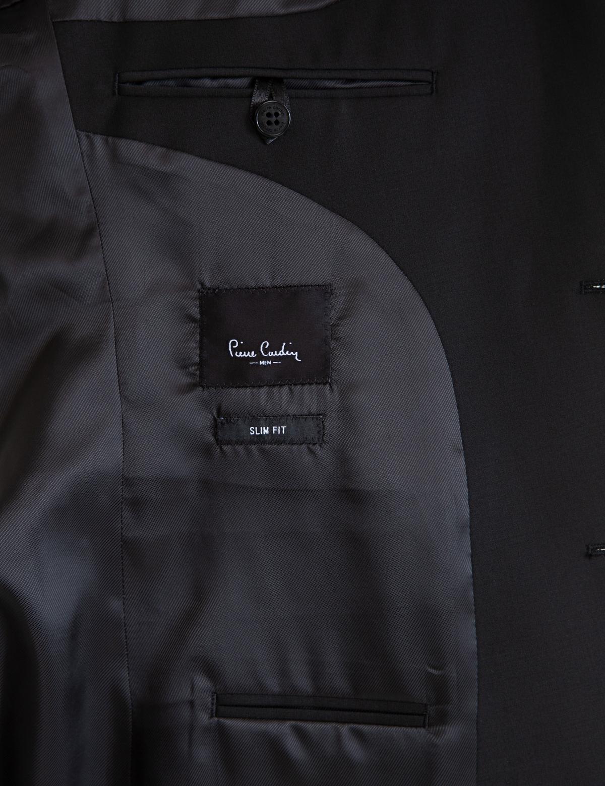 Siyah Slim Fit Ceket - 50236688008